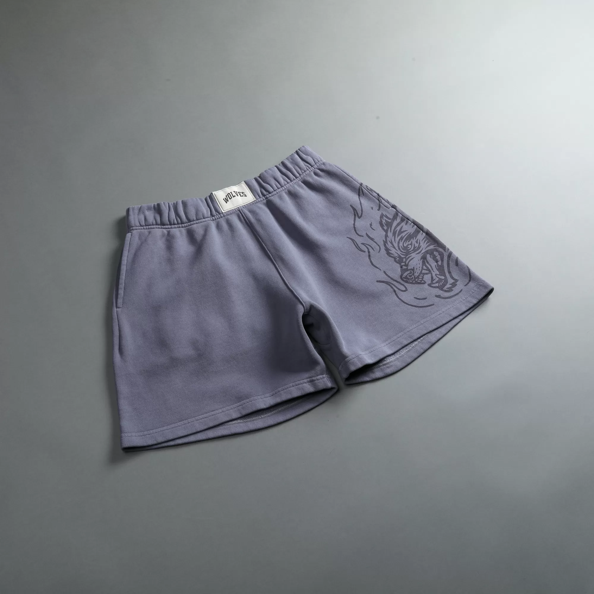 Best Sale Fired Up Patch Liam Sweat Shorts In Norse Purple Men Shorts