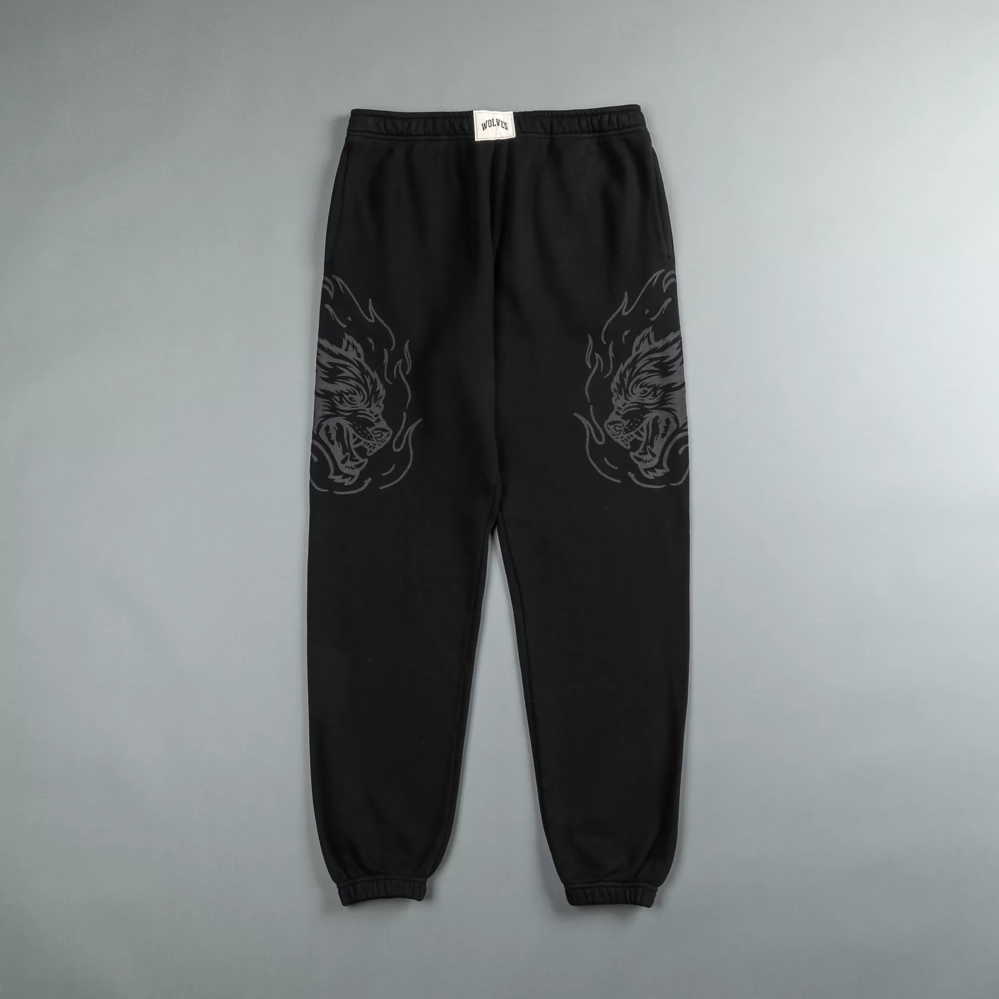 Shop Fired Up Premium Post Lounge Sweats In Black Men Pants