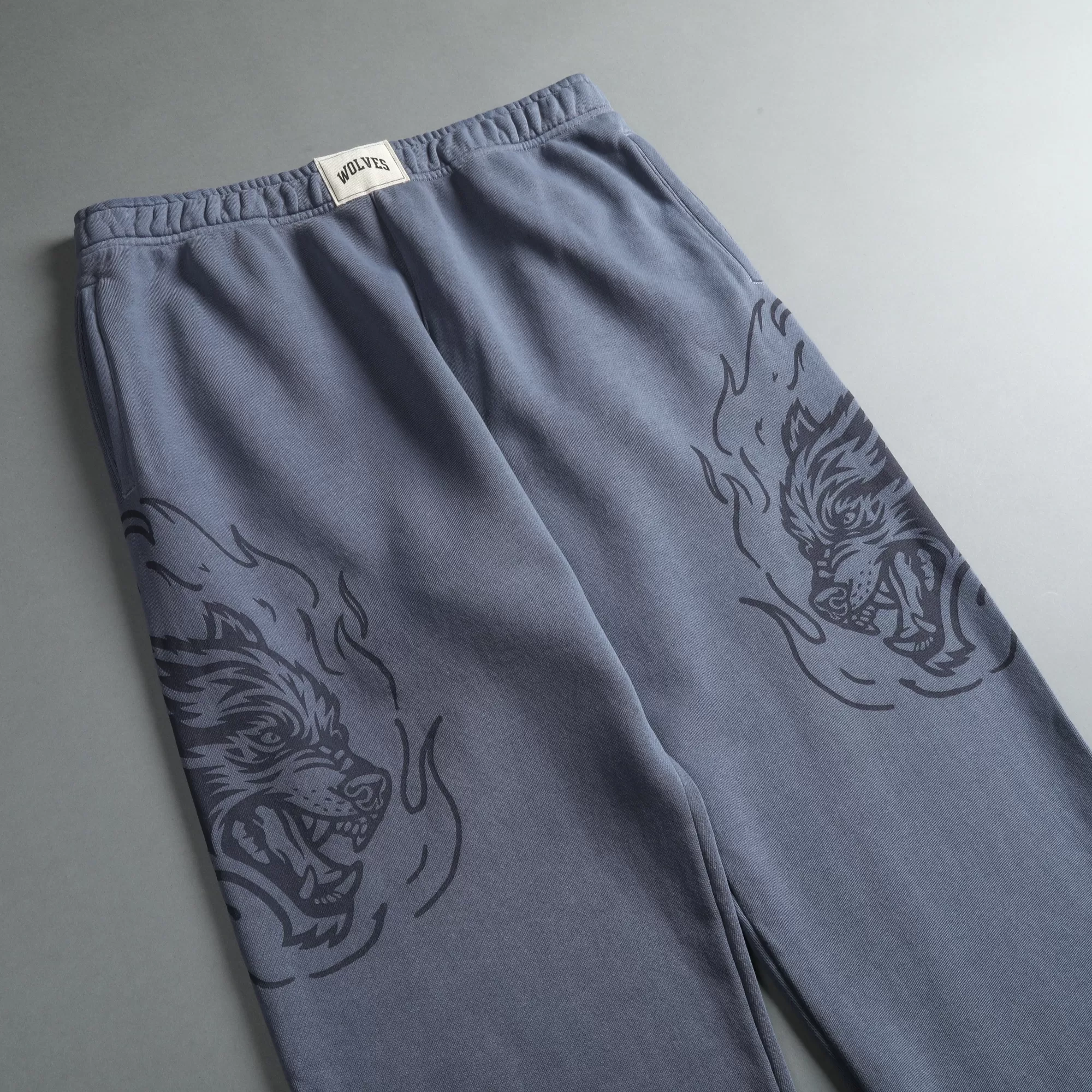 Outlet Fired Up Premium Post Lounge Sweats In Norse Blue Men Pants