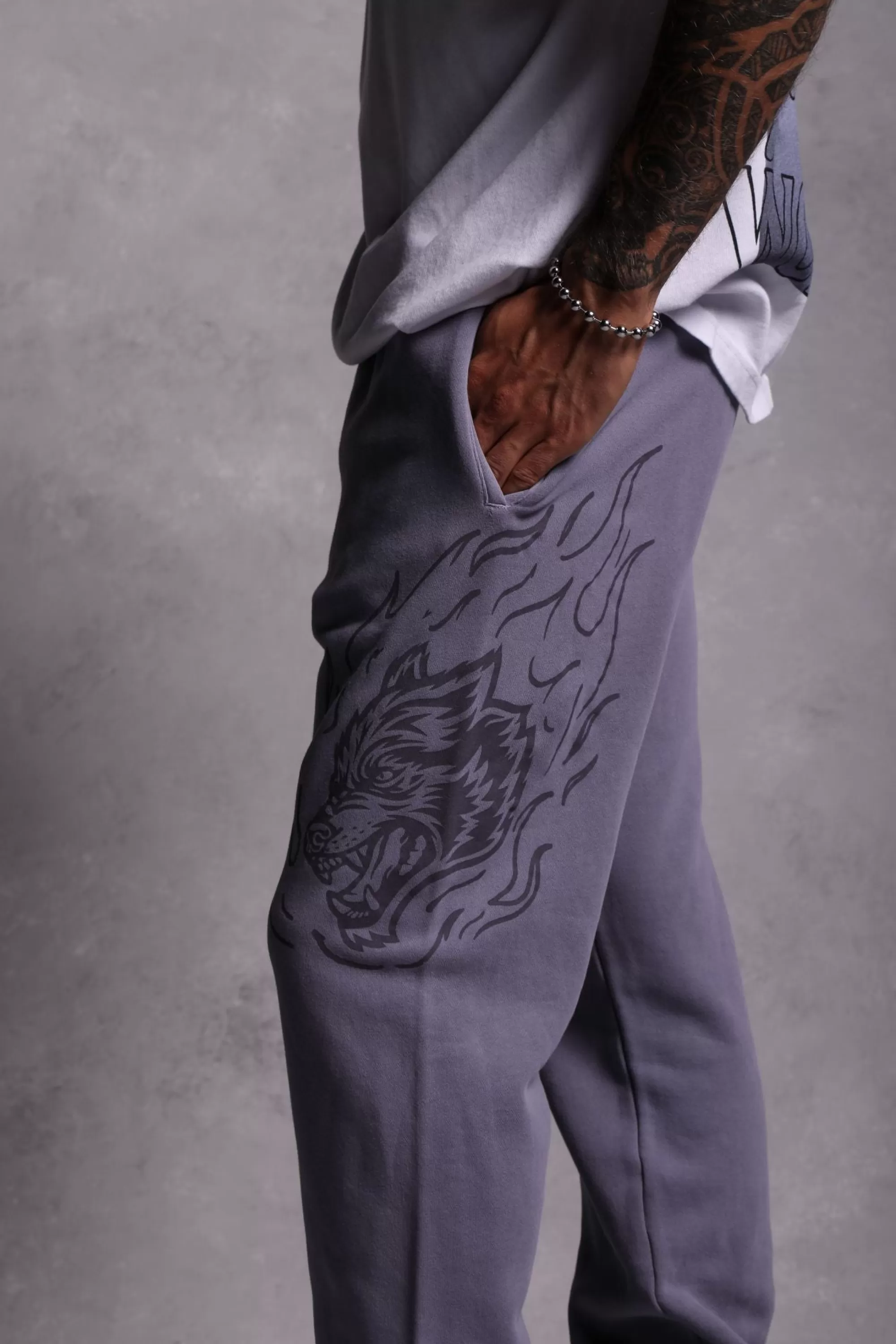 Flash Sale Fired Up Premium Post Lounge Sweats In Norse Purple Men Pants