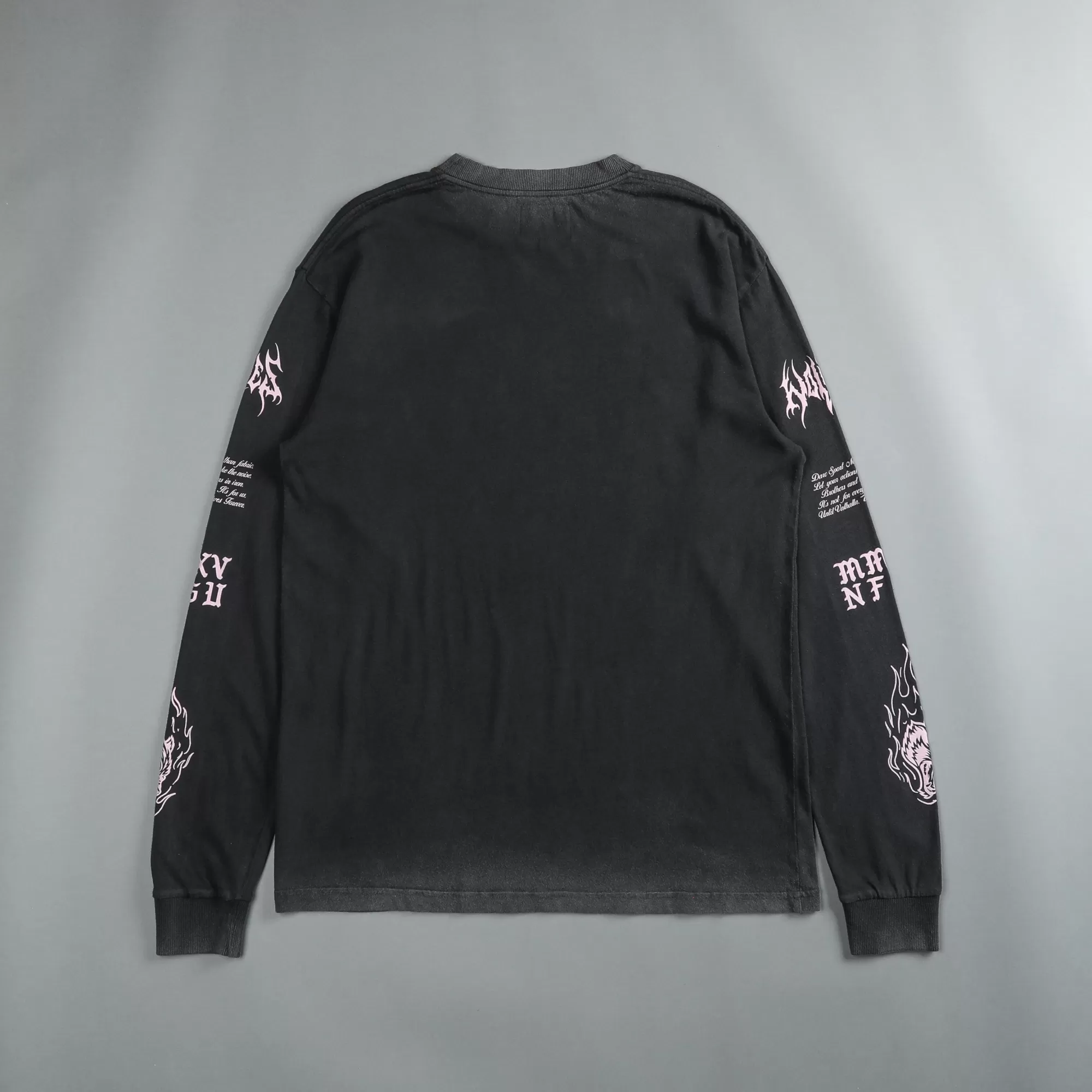 Cheap Goddess "Premium Vintage" (Ls) Tee In Charcoal Men Premium/Oversized Tees