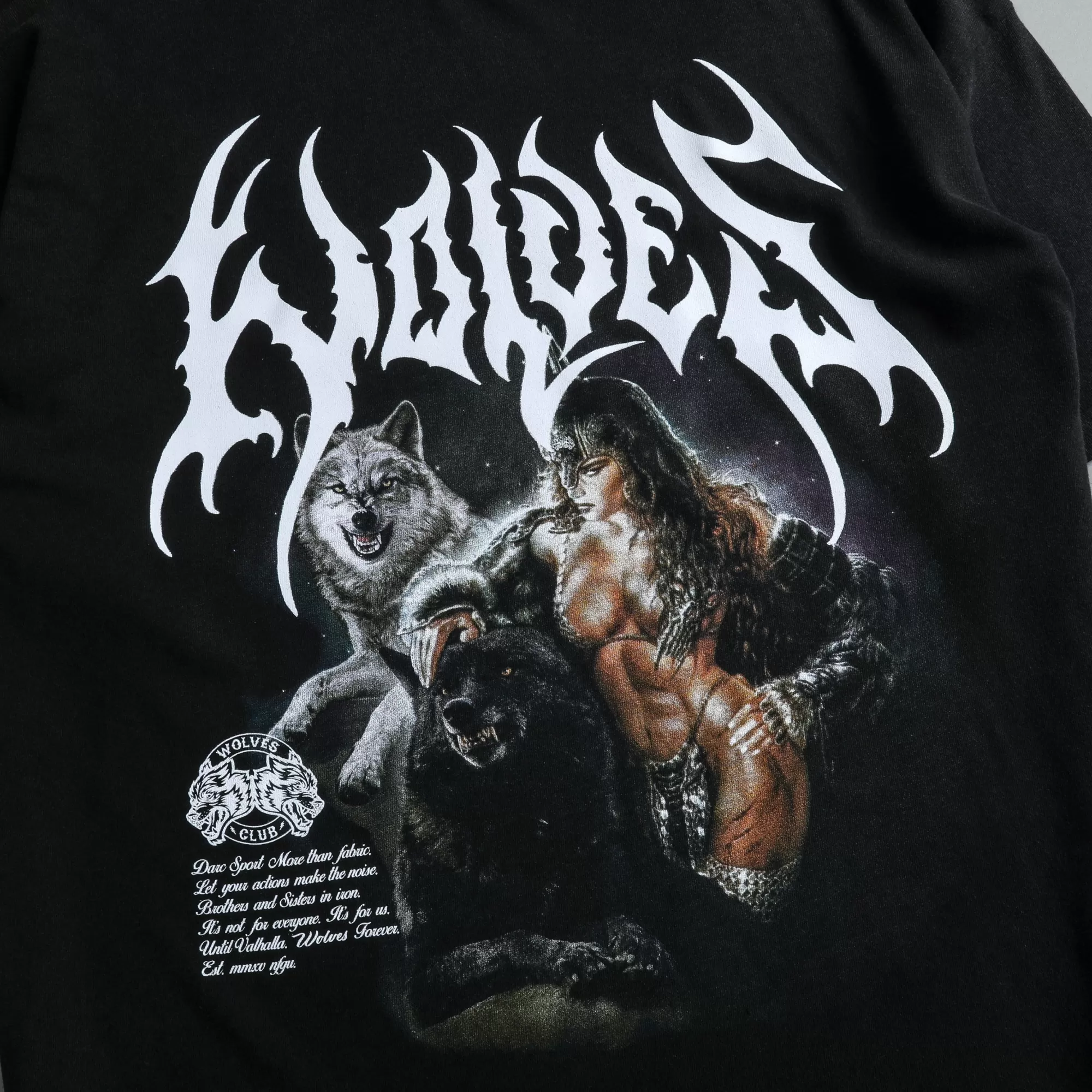 Shop Goddess "Premium Vintage" Oversized Tee In Black Men Premium/Oversized Tees