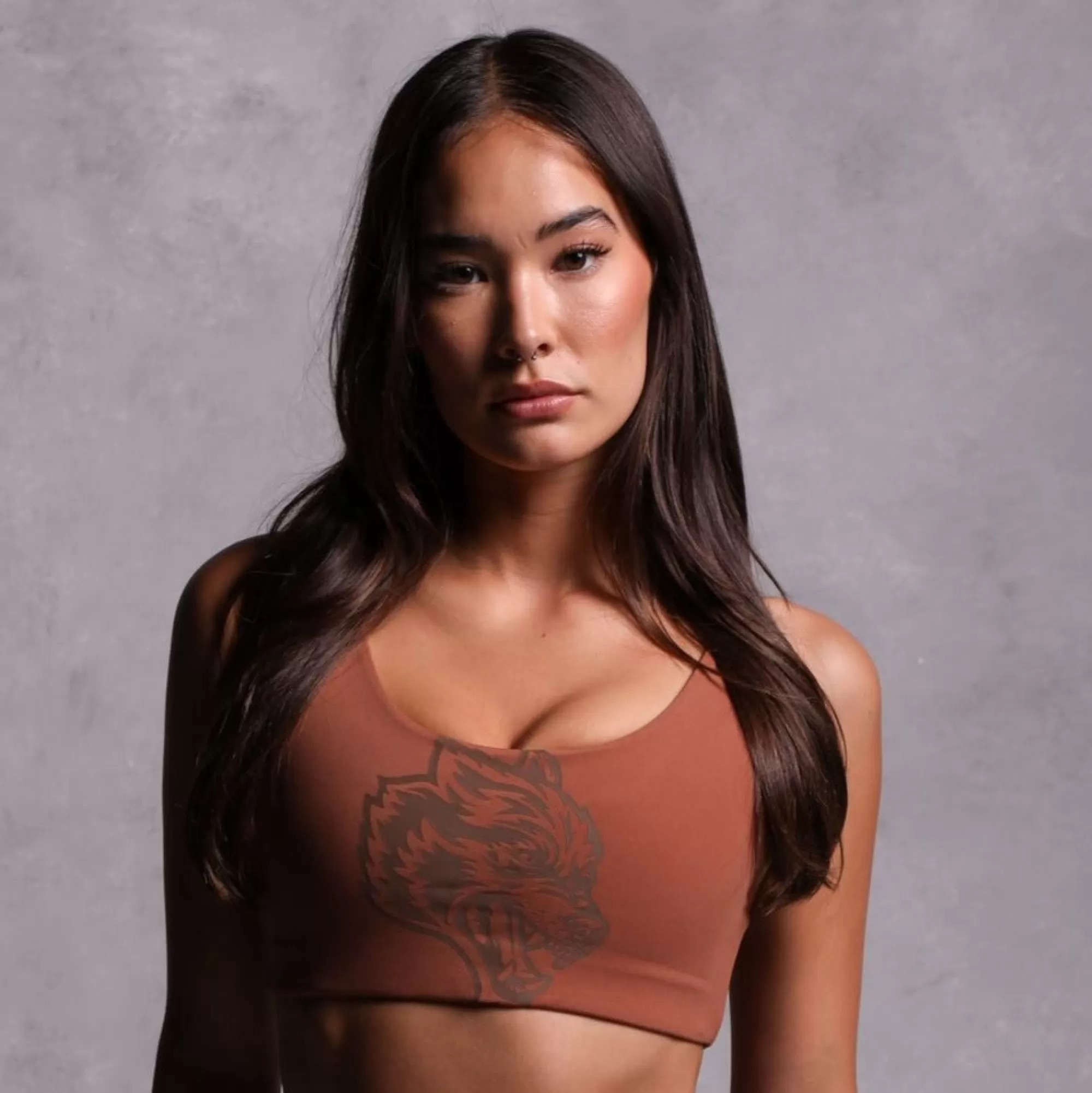 Cheap Grow "Soto" Energy Bra In Norse Brown Women Bras