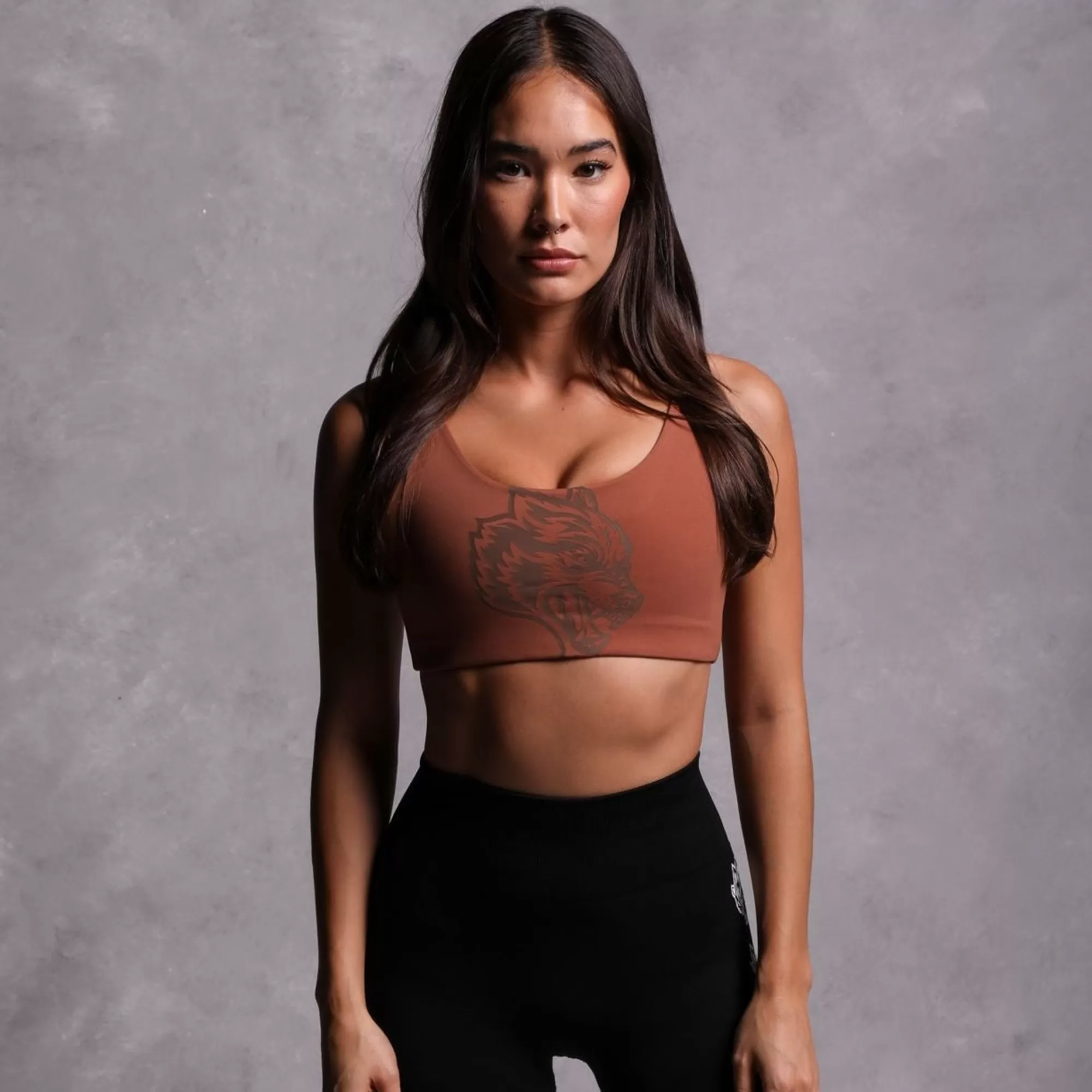 Cheap Grow "Soto" Energy Bra In Norse Brown Women Bras