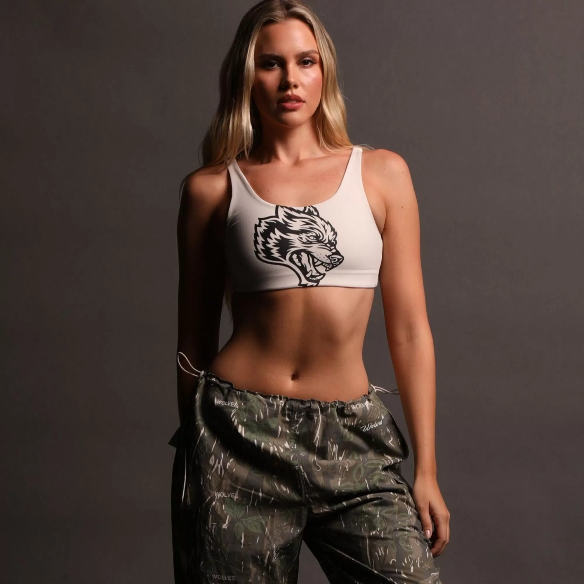 Best Sale Grow "Soto" Energy Bra In Stone White Women Tops
