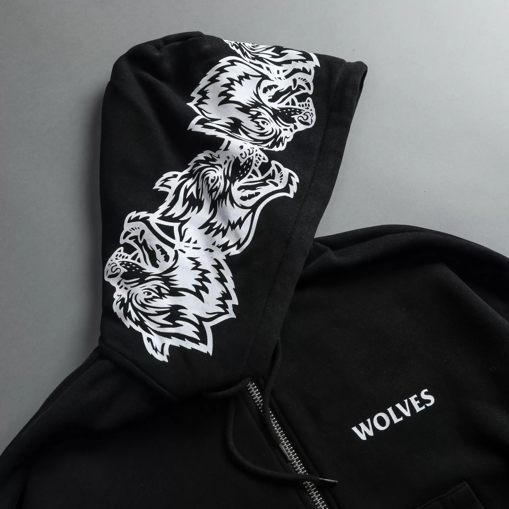 Hot Halo "Vintage Chambers" (Cropped) Zip Hoodie In Black Women Tops
