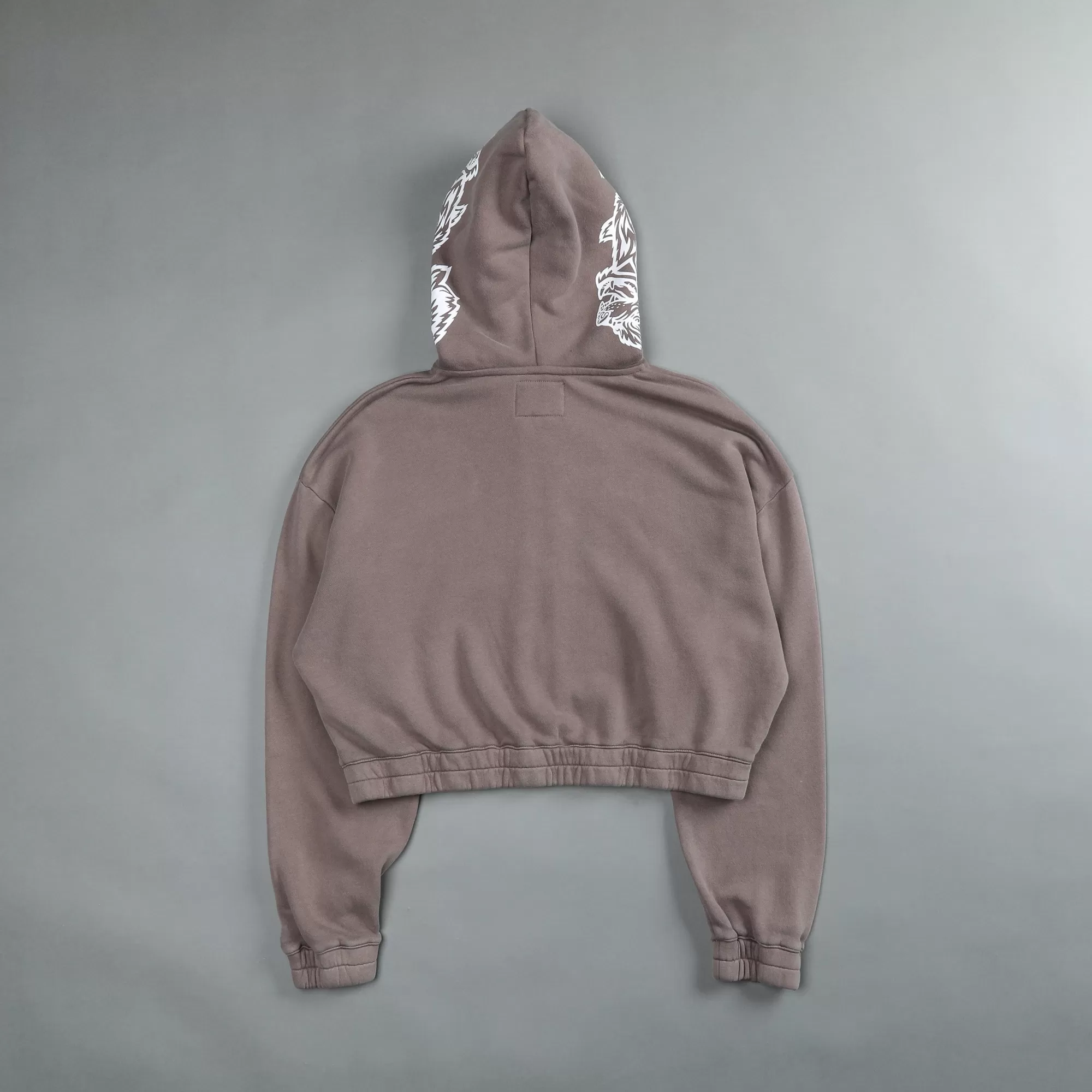Outlet Halo "Vintage Chambers" (Cropped) Zip Hoodie In Mojave Brown Women Tops