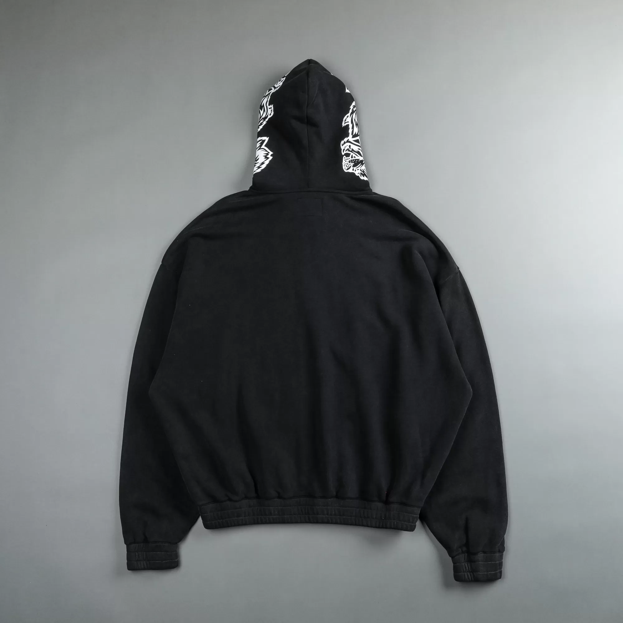 Hot Halo "Vintage Chambers" Zip Hoodie In Black Men Zip Up Hoodies