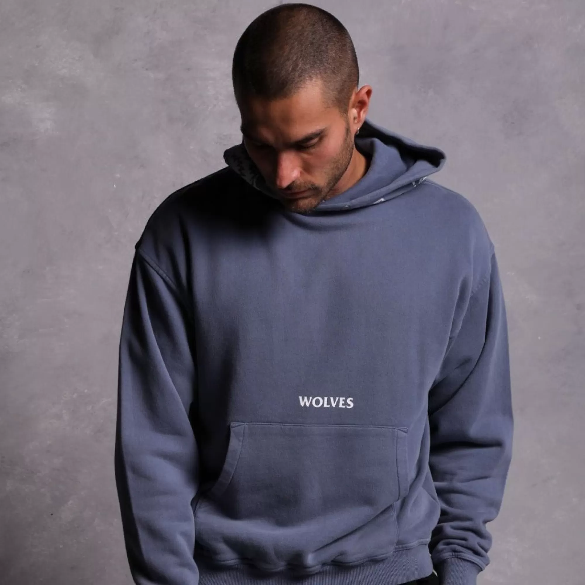Flash Sale Halo "Vintage Pierce" Unisex Hoodie In Norse Blue Men Pierce Hoodies