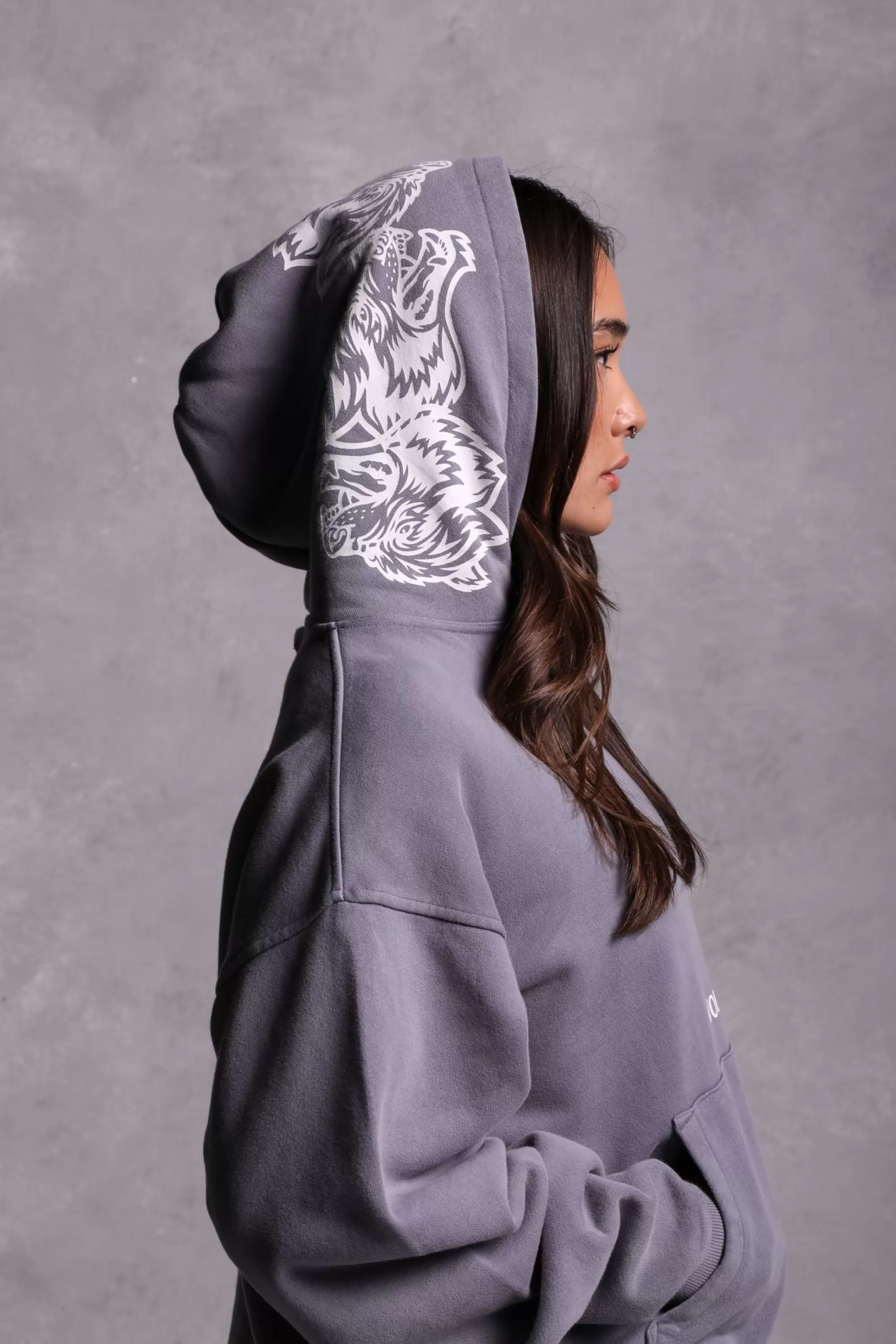 Store Halo "Vintage Pierce" Unisex Hoodie In Norse Purple Women Tops