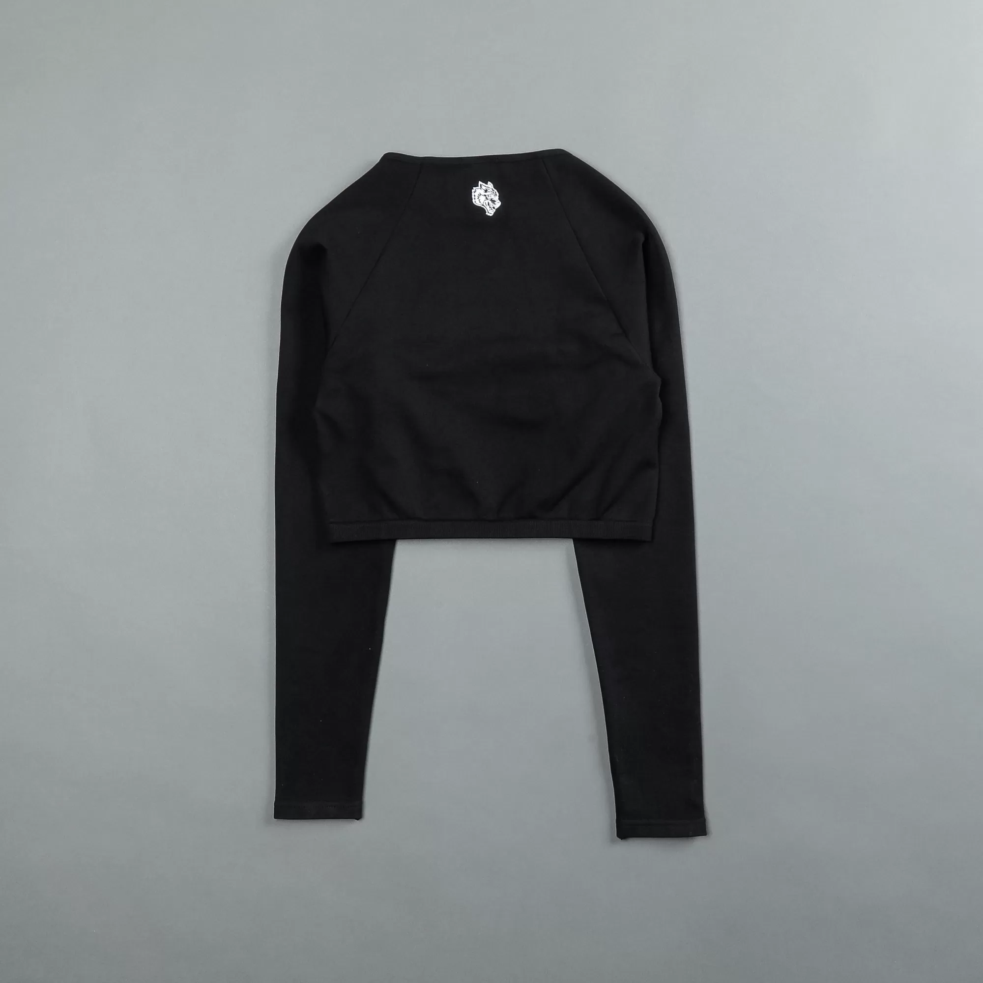 Best Hardcore L/S "Everson Sage Seamless" Top In Black Women Seamless