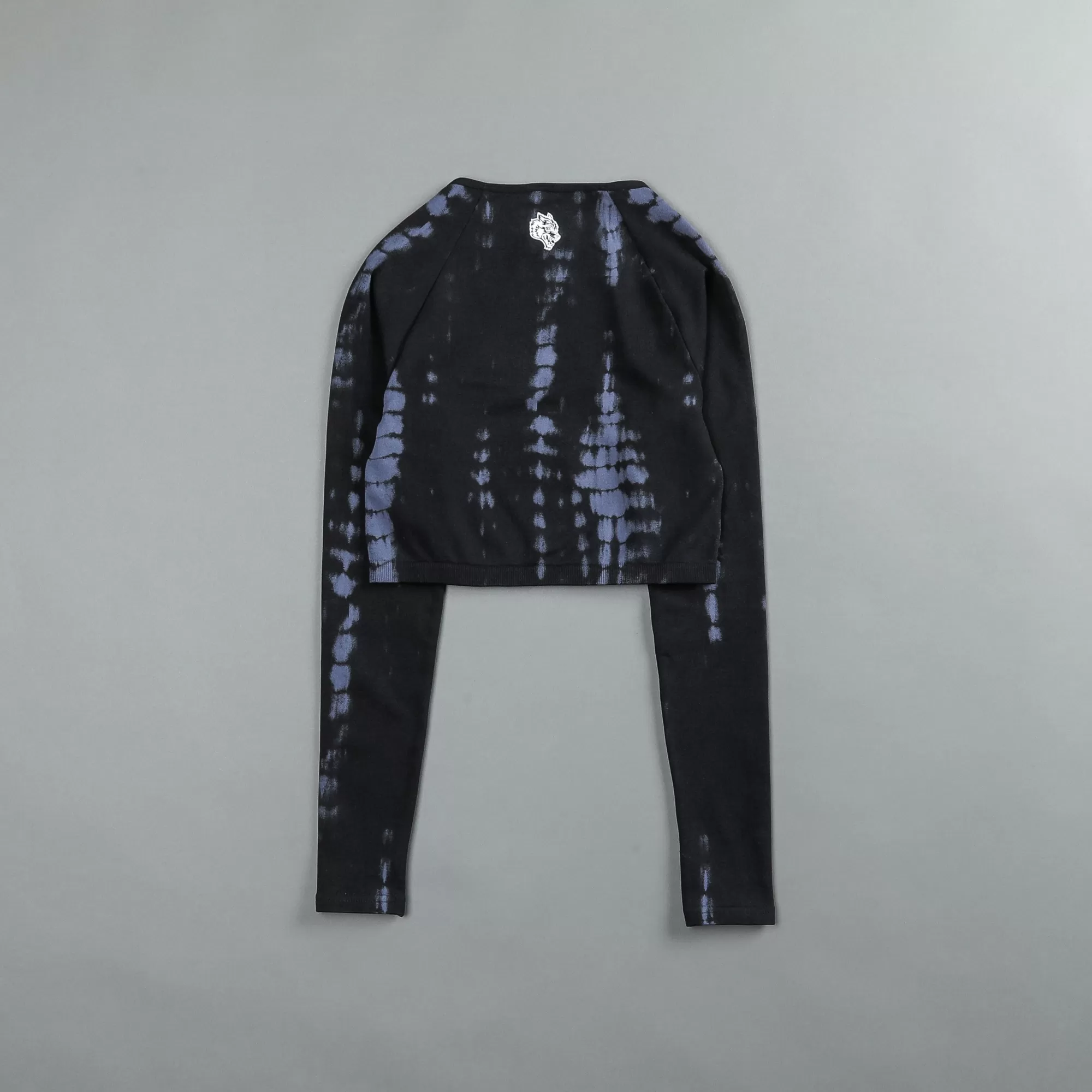 New Hardcore L/S "Everson Sage Seamless" Top In Tonal Midnight Blue Serpent Women Tops
