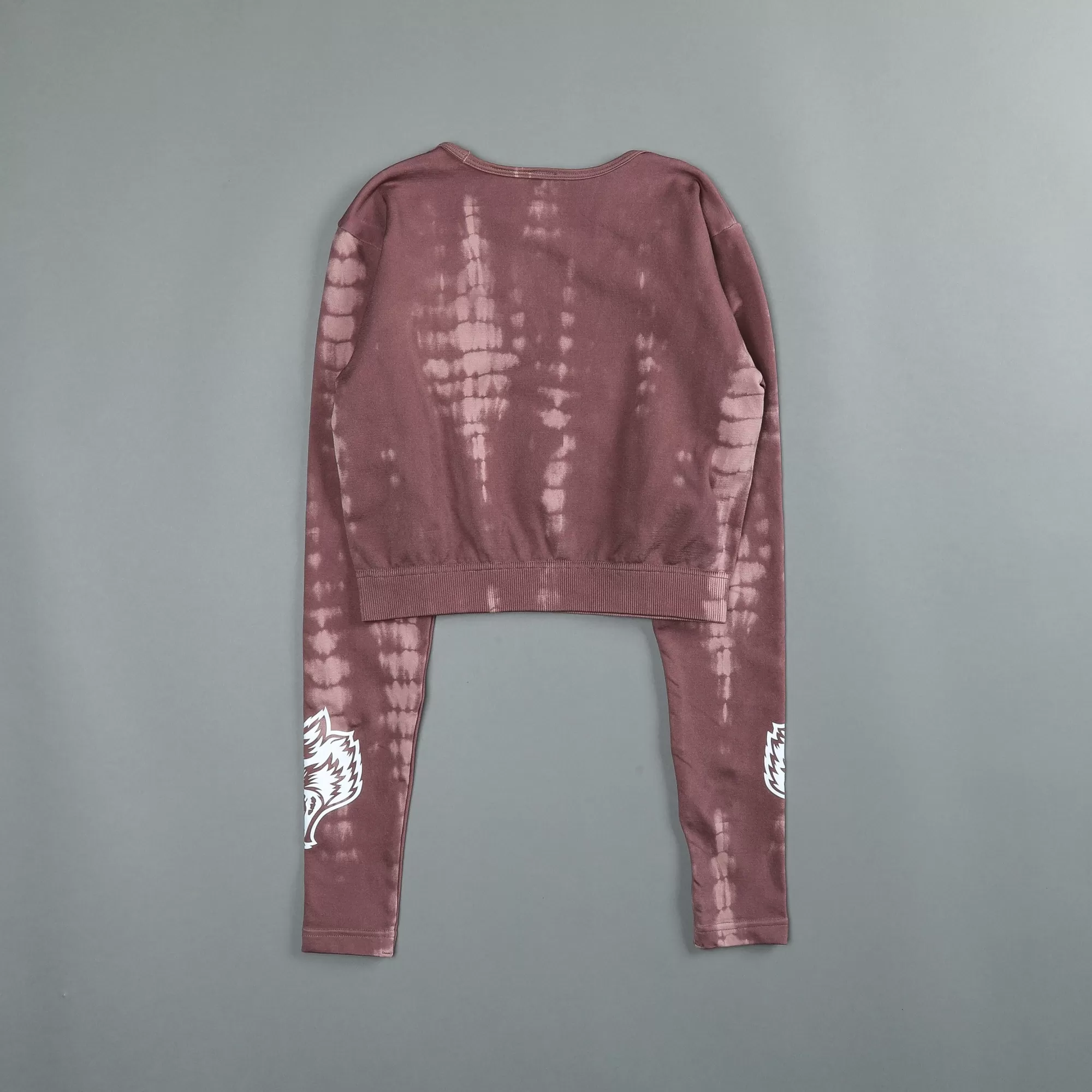 Clearance Hardcore L/S "Everson Seamless" Top In Tonal Mauve Serpent Women Tops