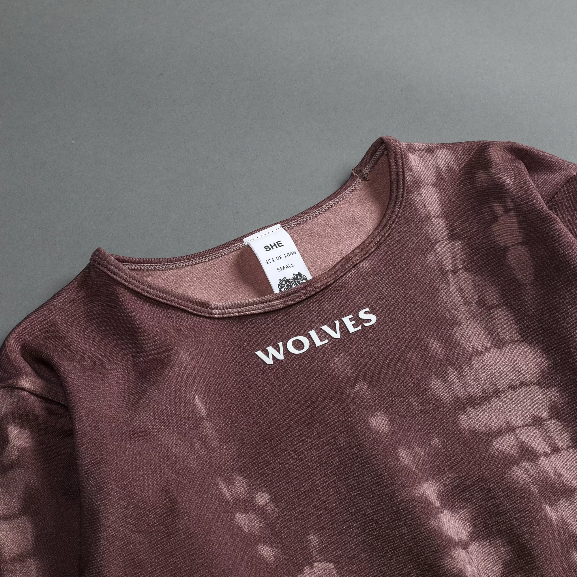 Clearance Hardcore L/S "Everson Seamless" Top In Tonal Mauve Serpent Women Tops