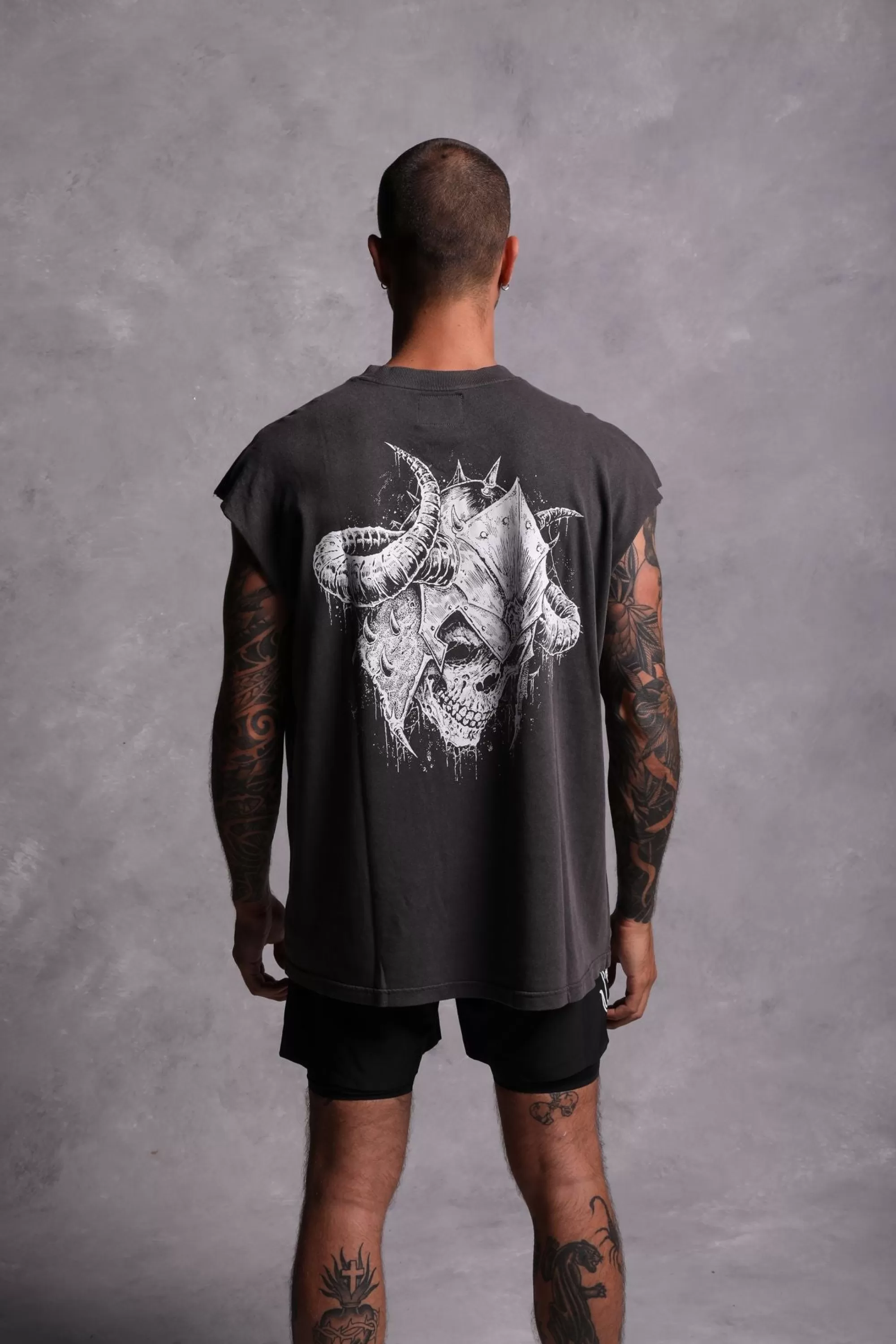 Outlet House Of Wolves "Premium Vintage" Pocket Muscle Tee In Wolf Gray Men Tanks/Muscle Tees
