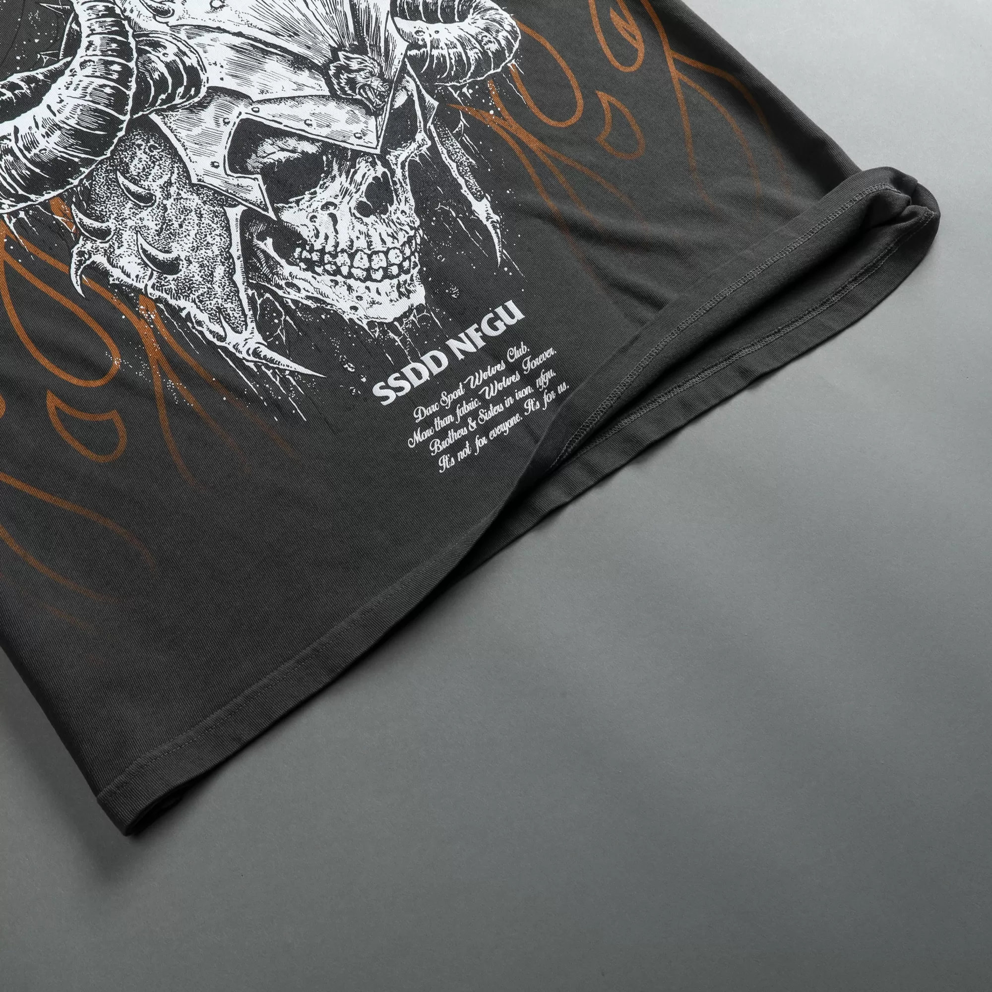 Flash Sale House Of Wolves V2 "Premium" Oversized Unisex Tee In Wolf Gray Men Premium/Oversized Tees