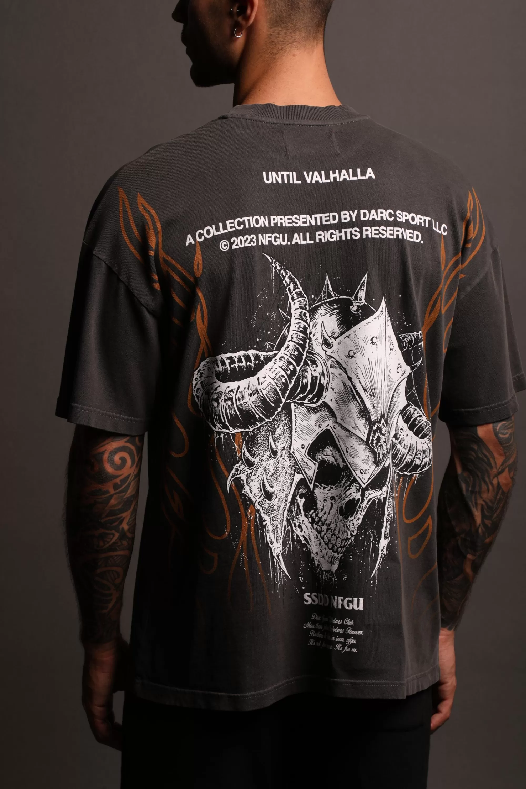 Flash Sale House Of Wolves V2 "Premium" Oversized Unisex Tee In Wolf Gray Men Premium/Oversized Tees