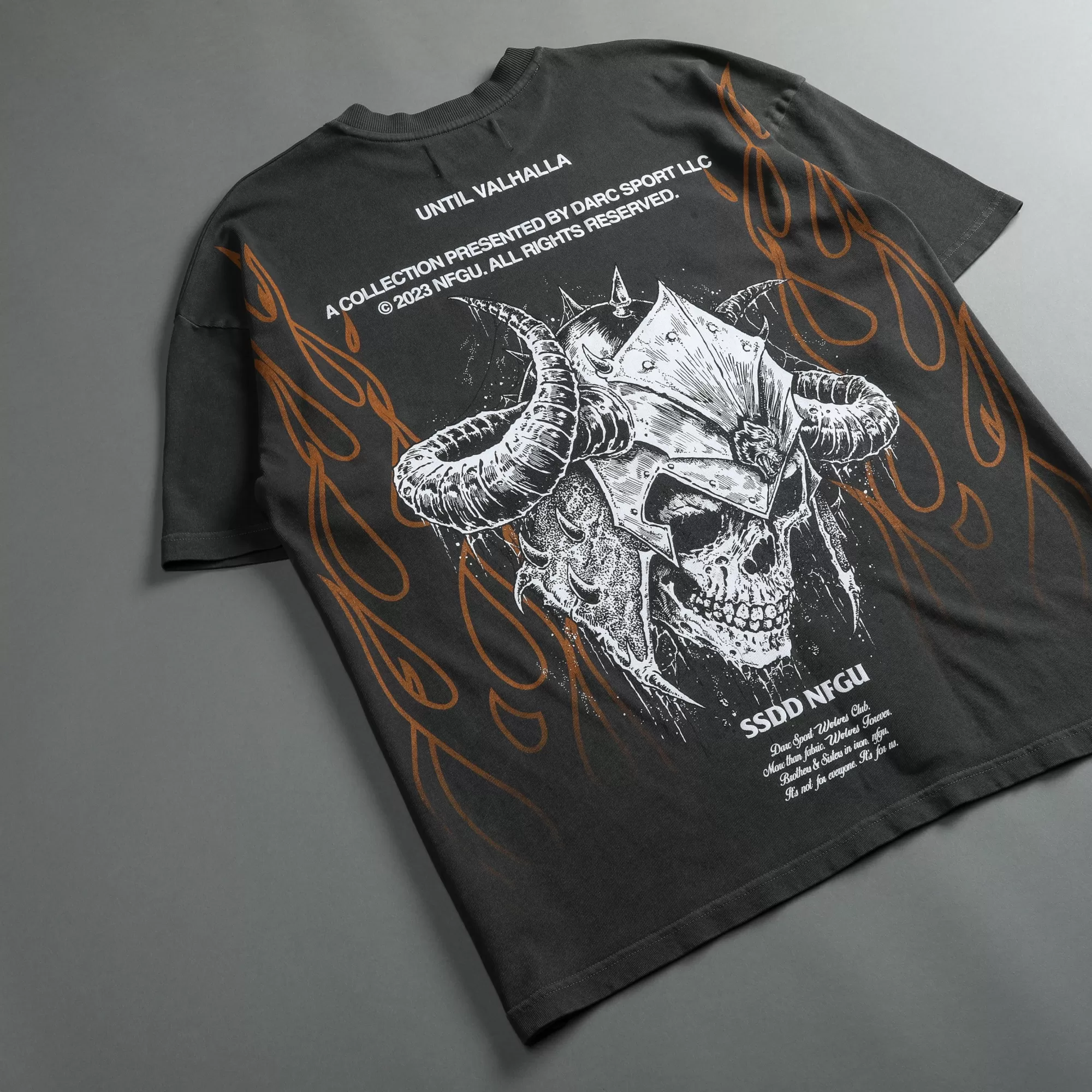 Flash Sale House Of Wolves V2 "Premium" Oversized Unisex Tee In Wolf Gray Men Premium/Oversized Tees
