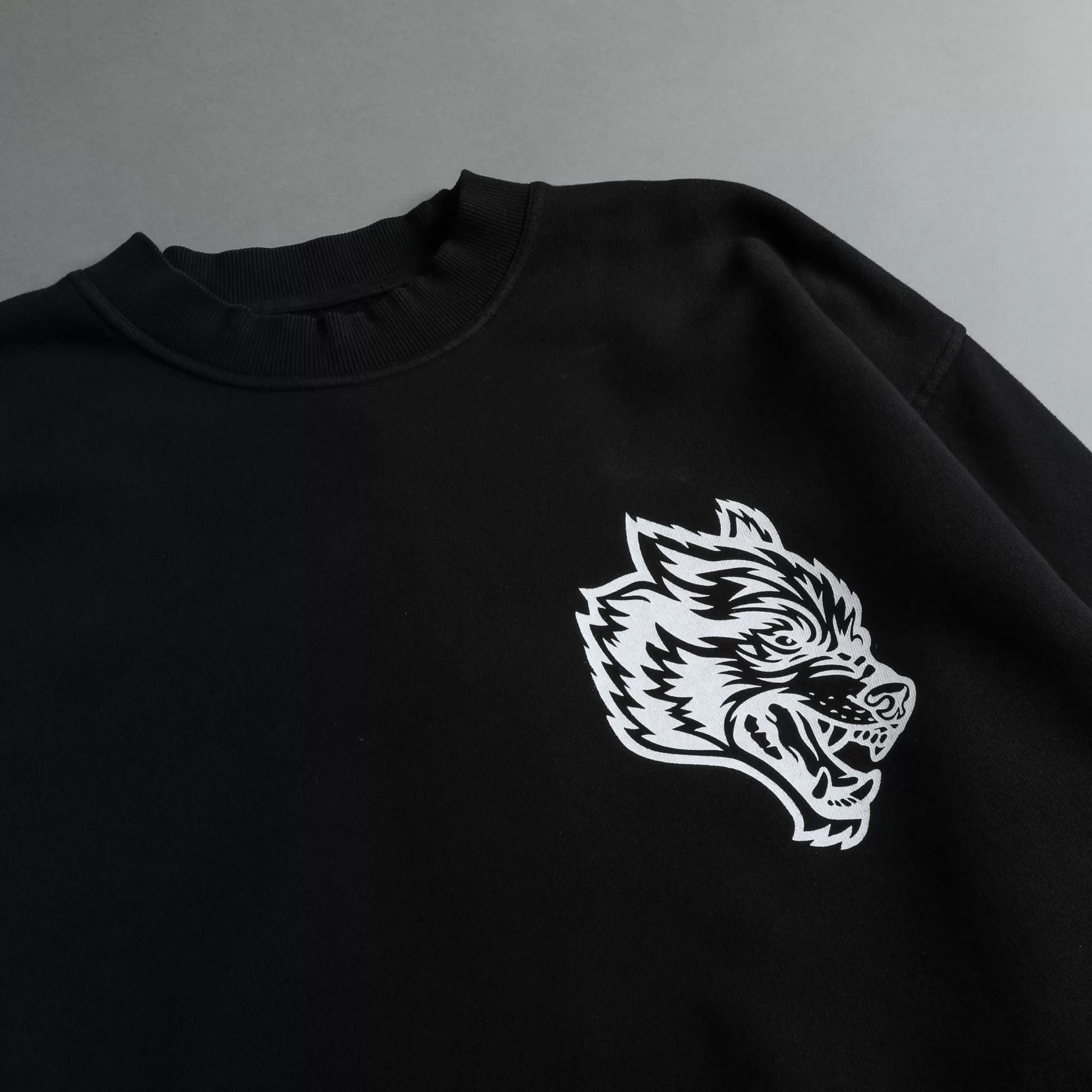Clearance House Of Wolves "Vintage Cornell" Crewneck In Black Men Crewnecks