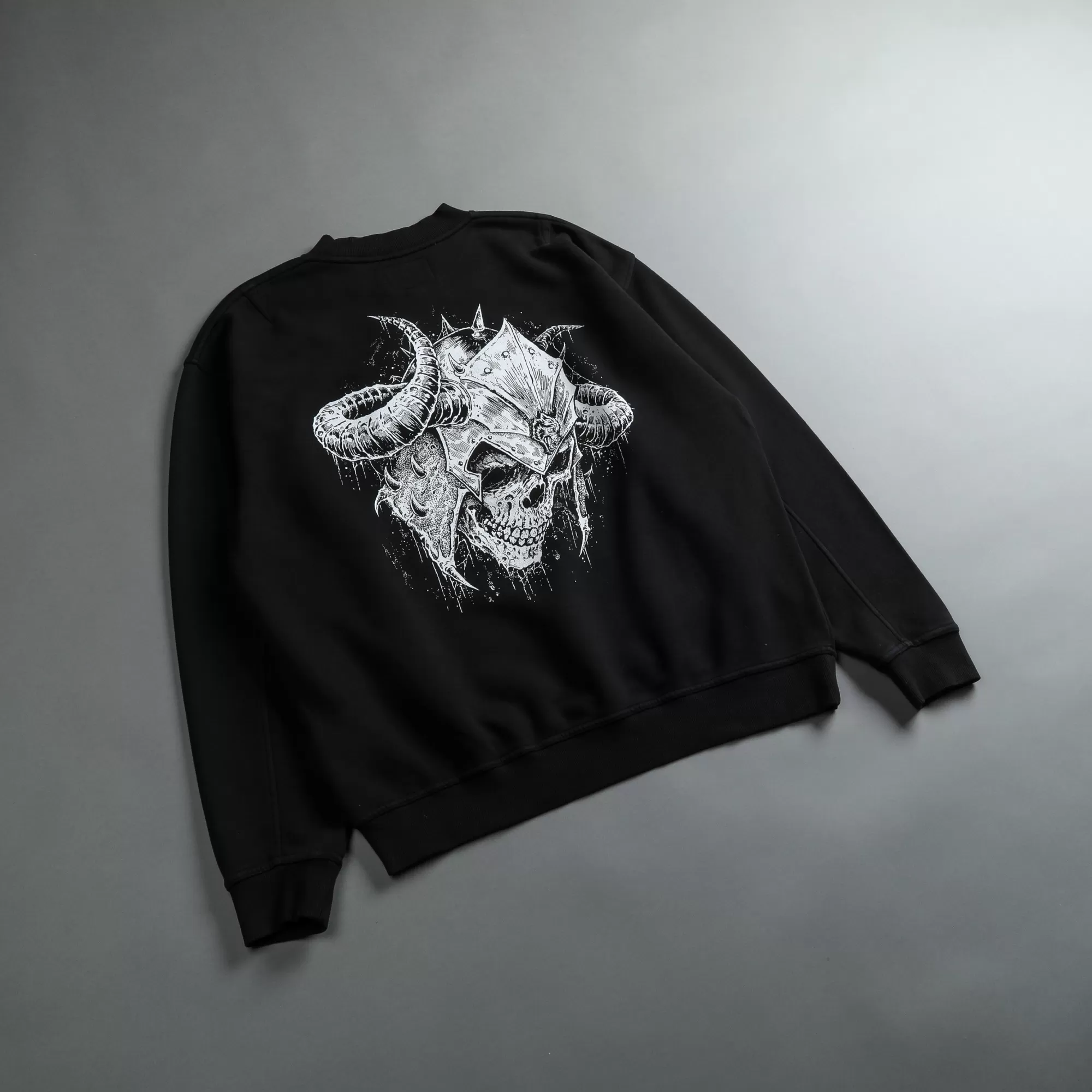 Clearance House Of Wolves "Vintage Cornell" Crewneck In Black Men Crewnecks