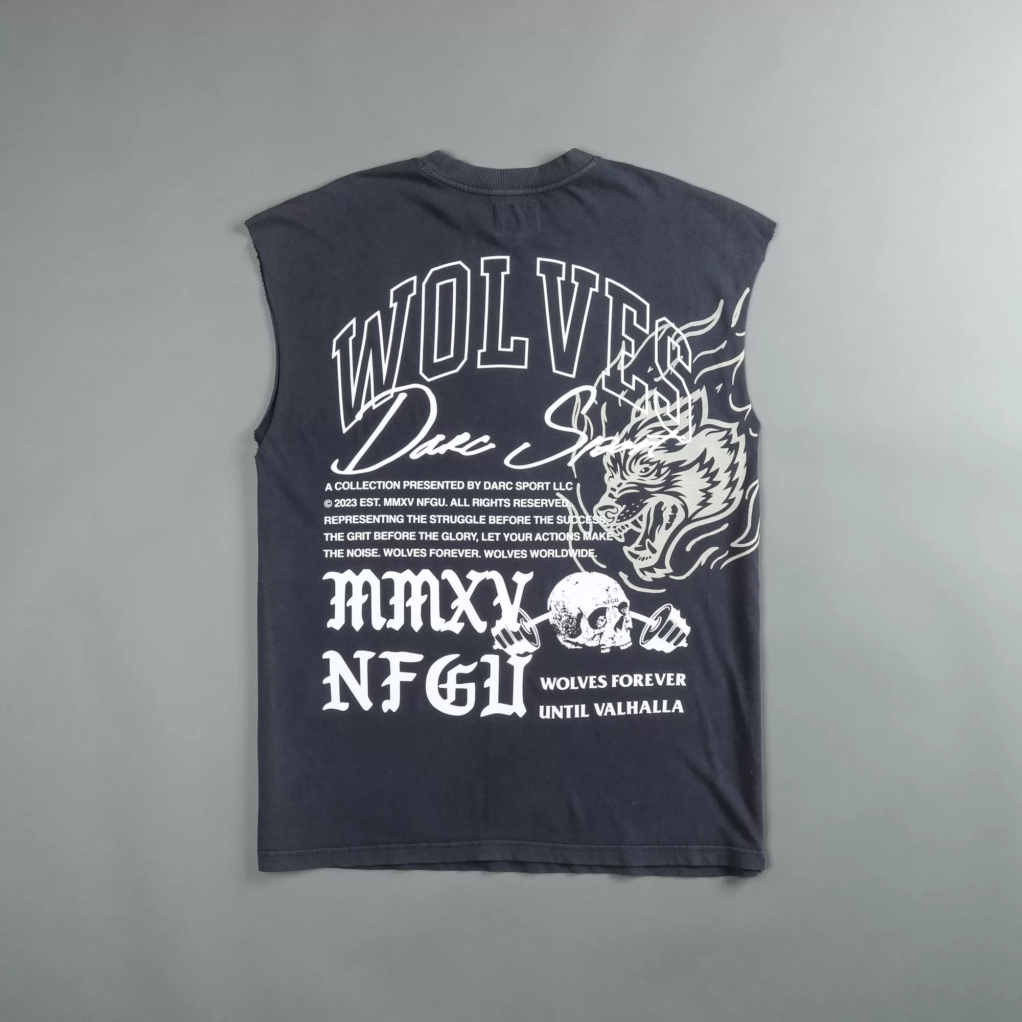 Discount In Bones "Premium Vintage" Muscle Tee In Midnight Blue Men Tanks/Muscle Tees