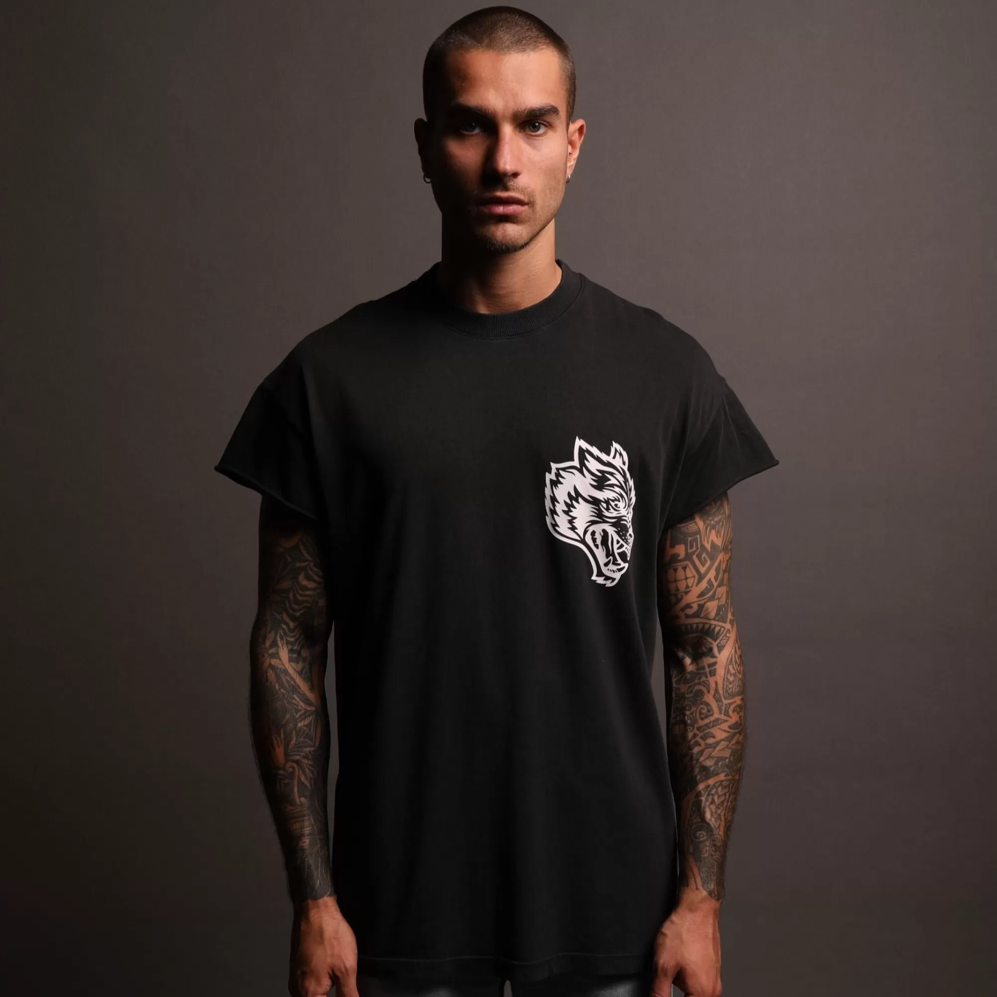 Store In Our Heart "Premium" (Cap Sleeve) Tee In Black Men Cap Sleeve Tees