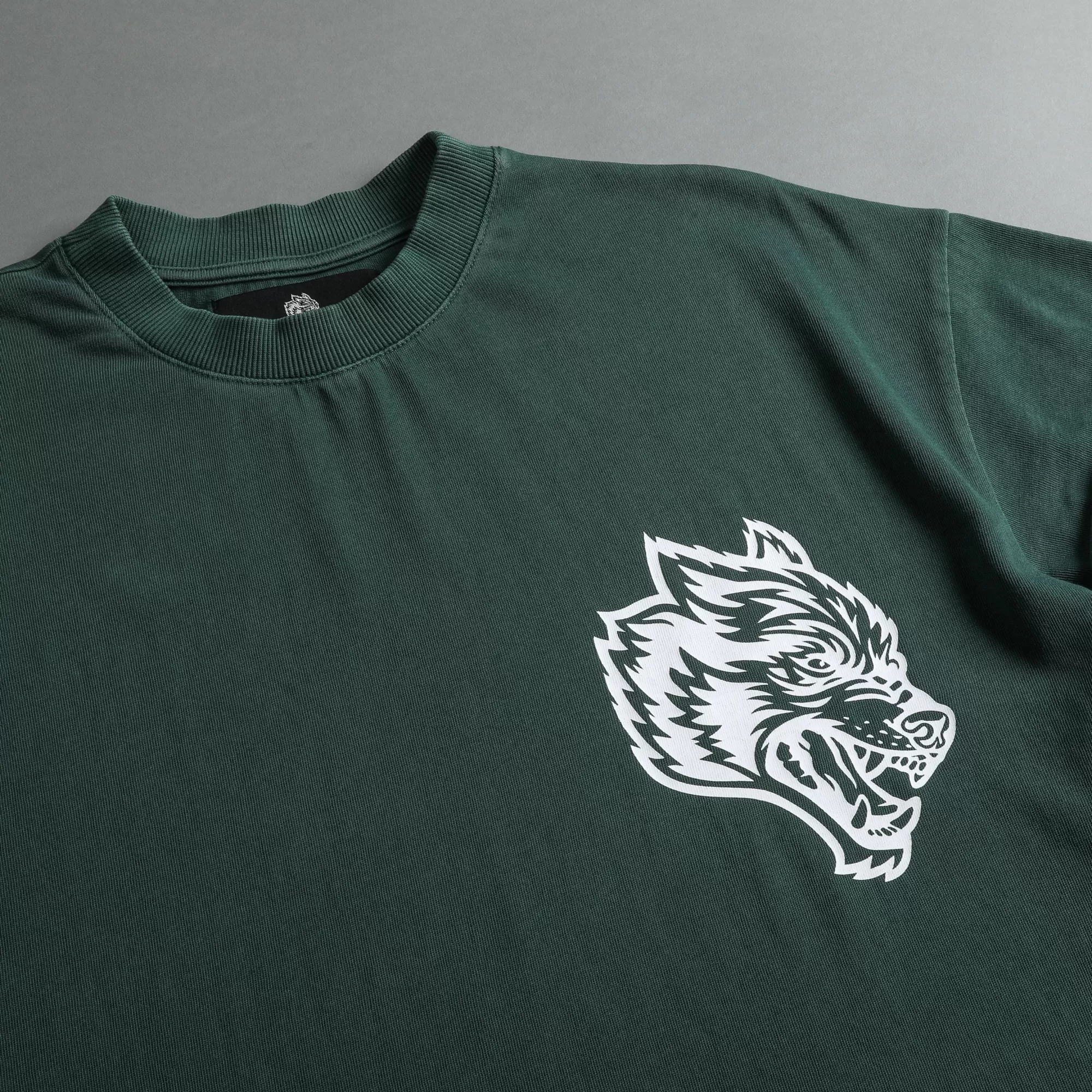 Outlet In Our Heart "Premium" (Cap Sleeve) Tee In Norse Green Men Cap Sleeve Tees