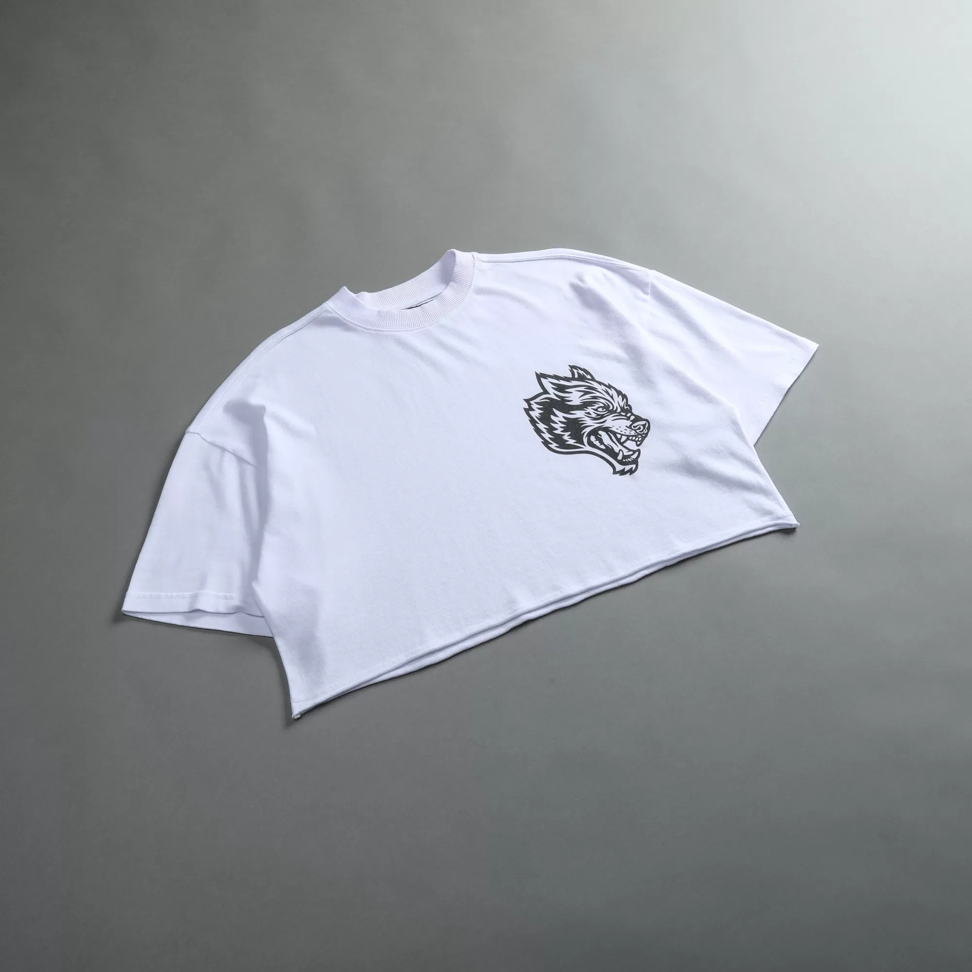 Cheap In Our Heart "Premium" Oversized (Cropped) Tee In White Women Tops