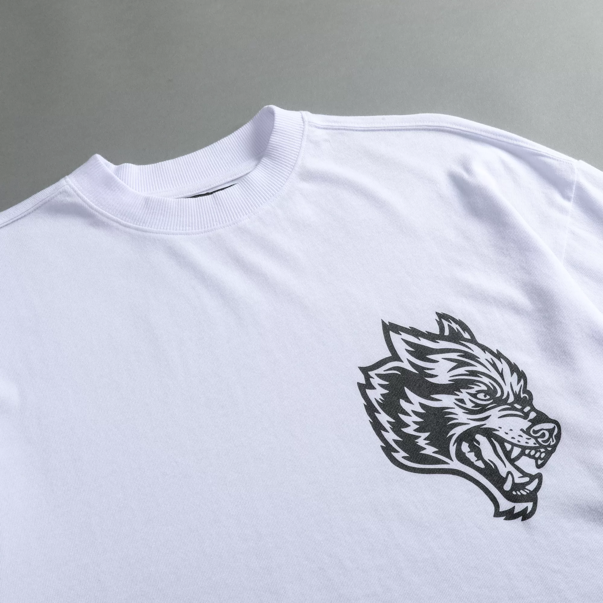 Cheap In Our Heart "Premium" Oversized (Cropped) Tee In White Women Tops