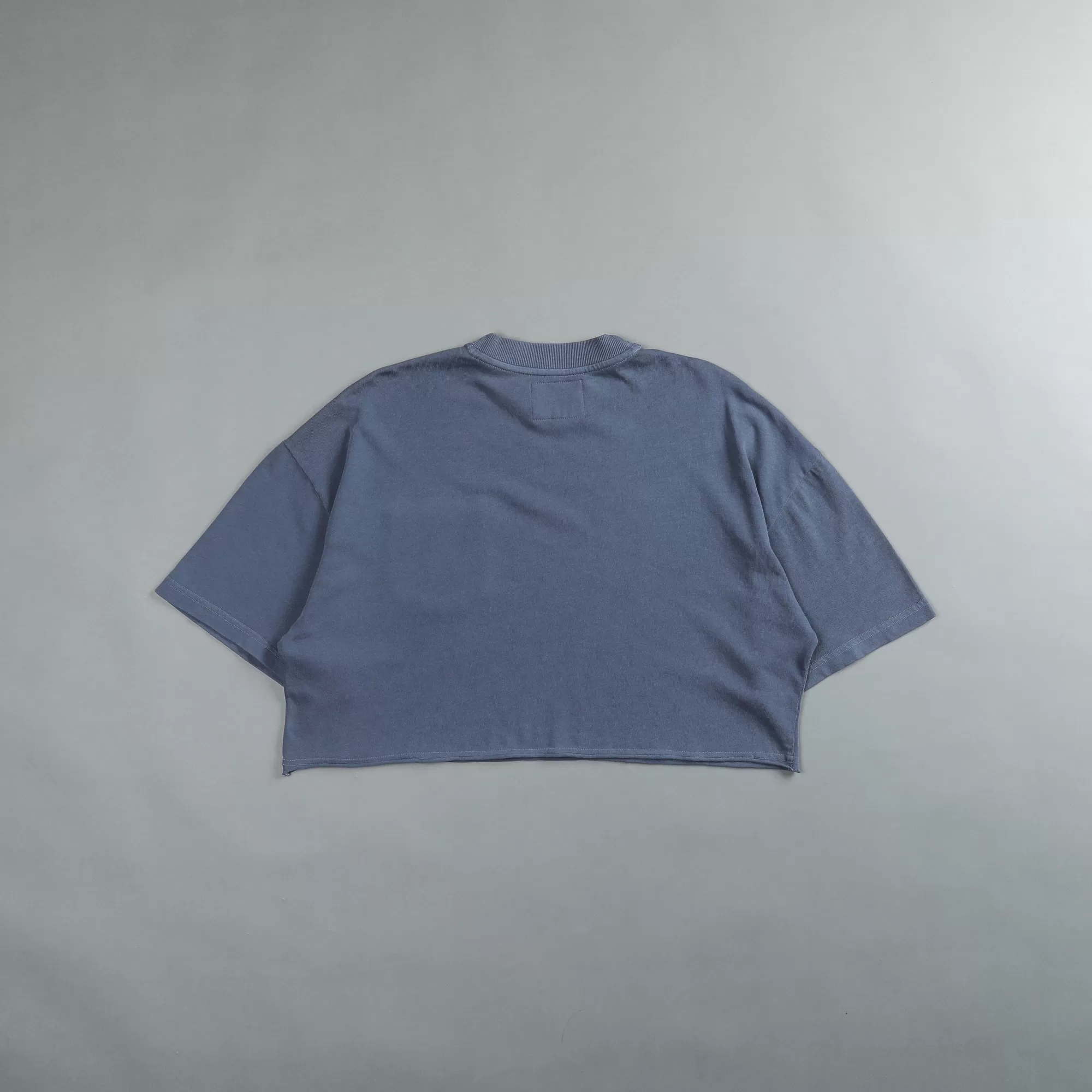 Cheap In Our Heart "Premium Vintage" Oversized (Cropped) Pocket Tee In Norse Blue Women Tops