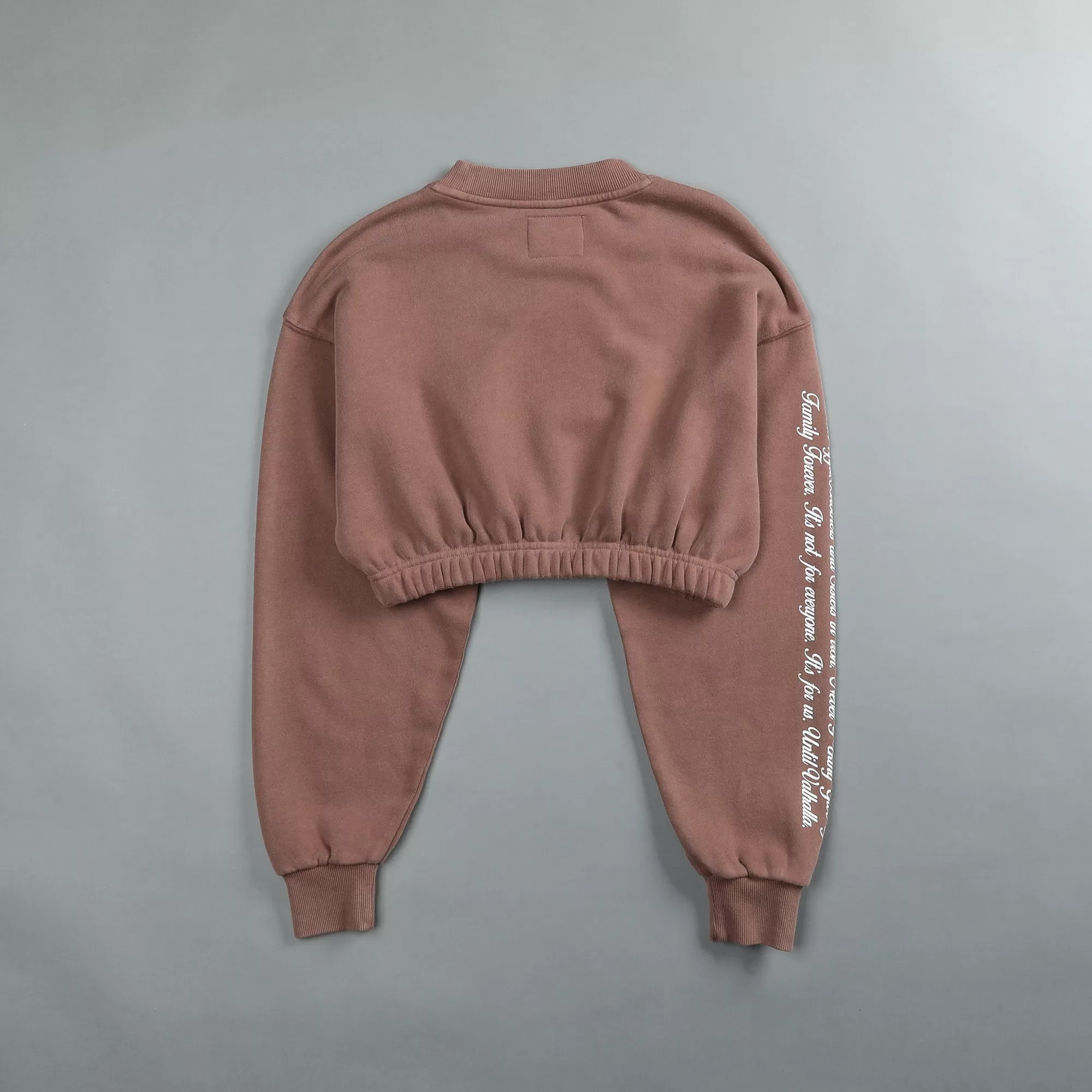 Best In Our Heart "Vintage Gwen" (Cropped) Crewneck In Norse Brown Women Tops