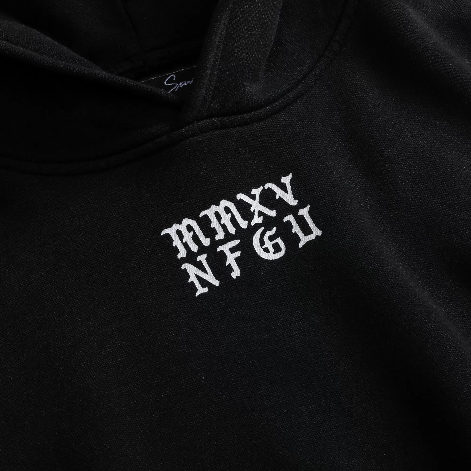 Outlet In The Fire "Vintage Mccauley" (Cropped) Hoodie In Black Women Tops