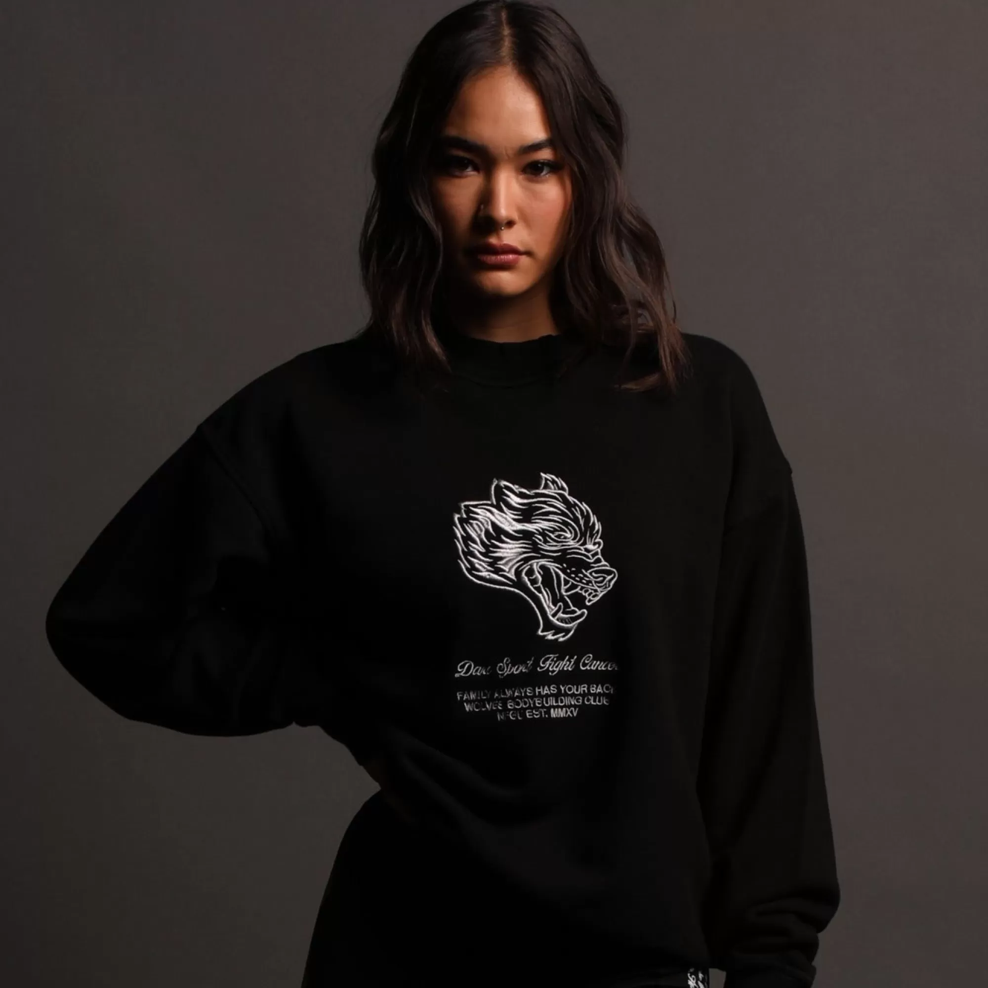New Inner Strength "London" Unisex Crewneck In Black Men Crewnecks