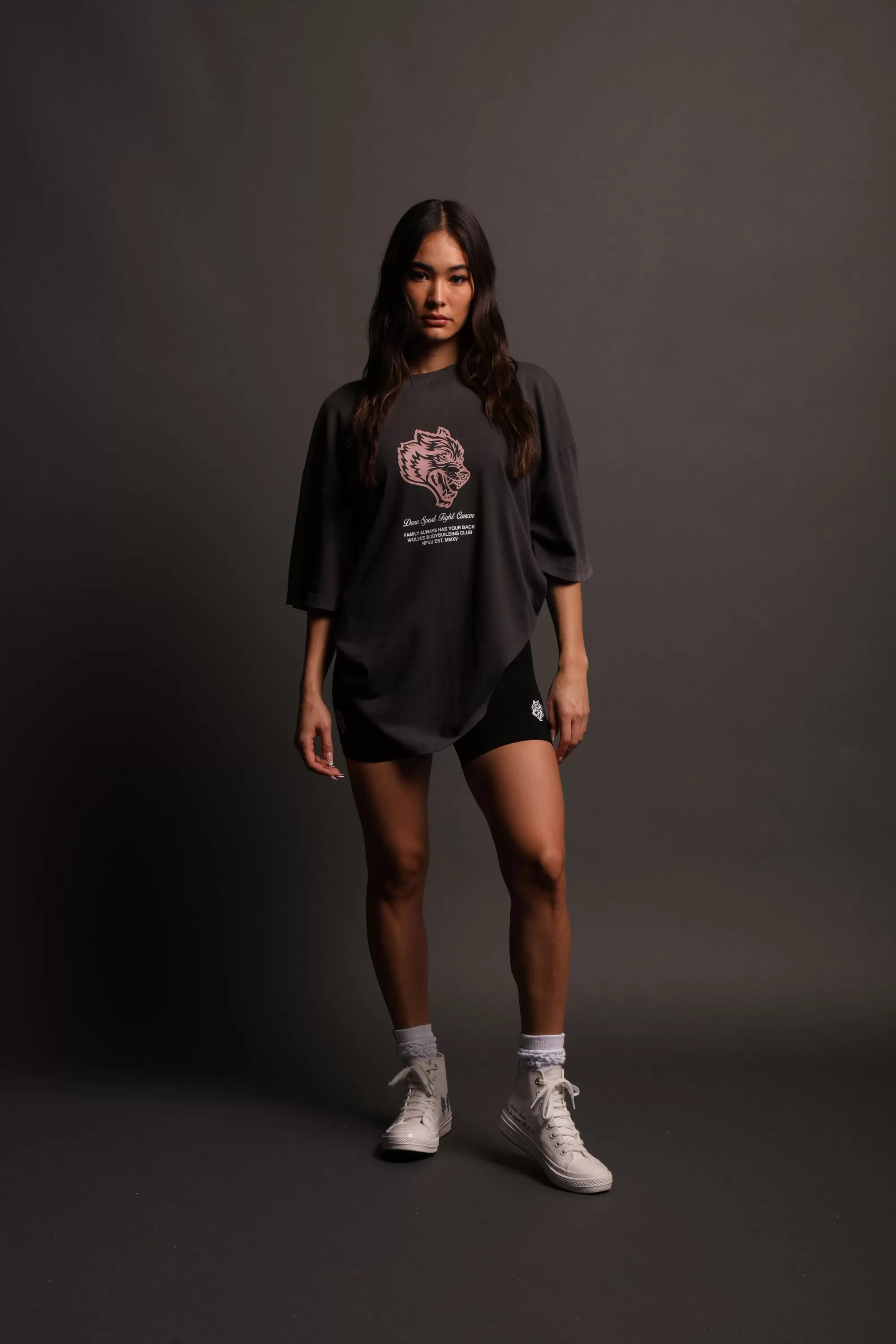 Cheap Inner Strength "Premium" Oversized Unisex Tee In Wolf Gray Men Premium/Oversized Tees