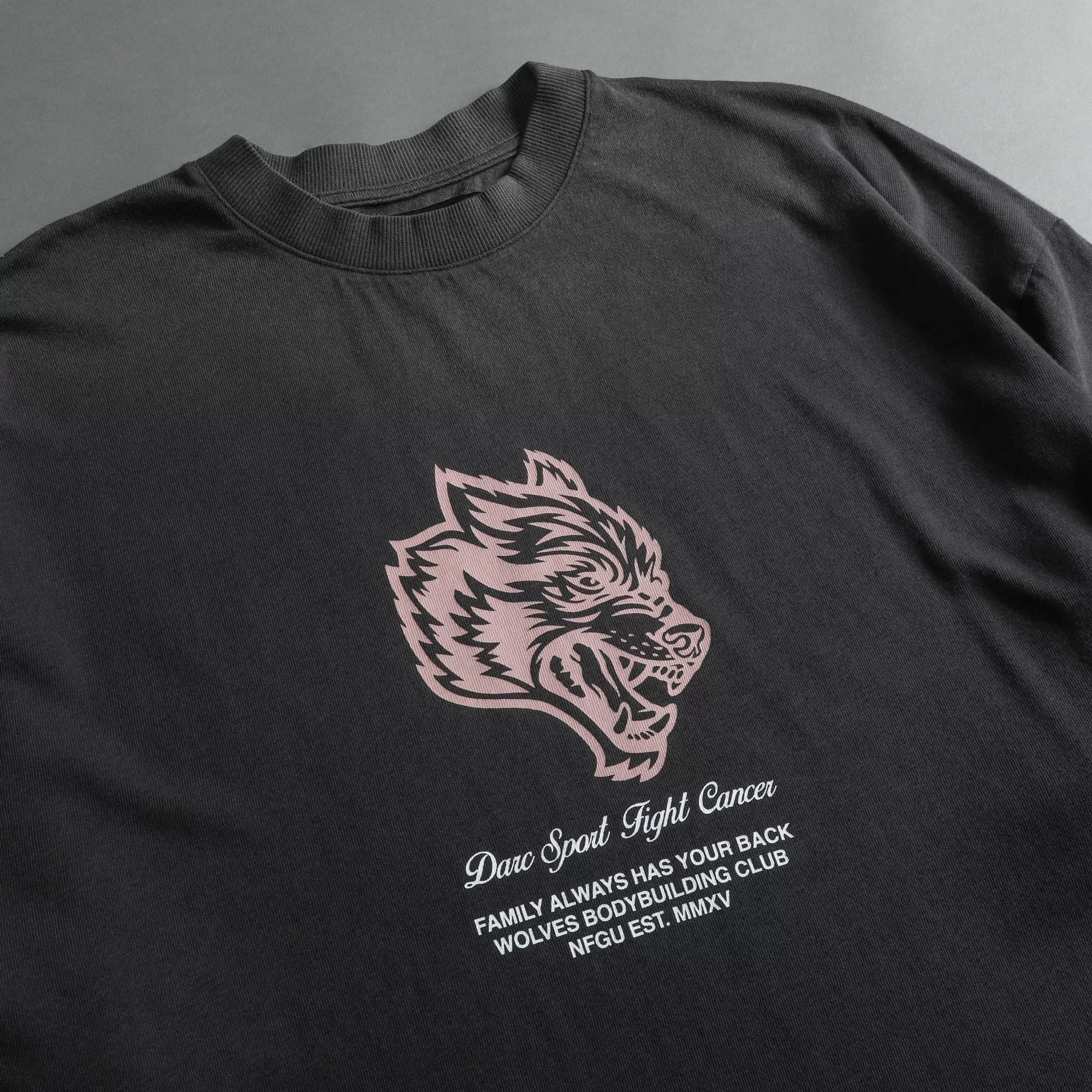 Cheap Inner Strength "Premium" Oversized Unisex Tee In Wolf Gray Men Premium/Oversized Tees