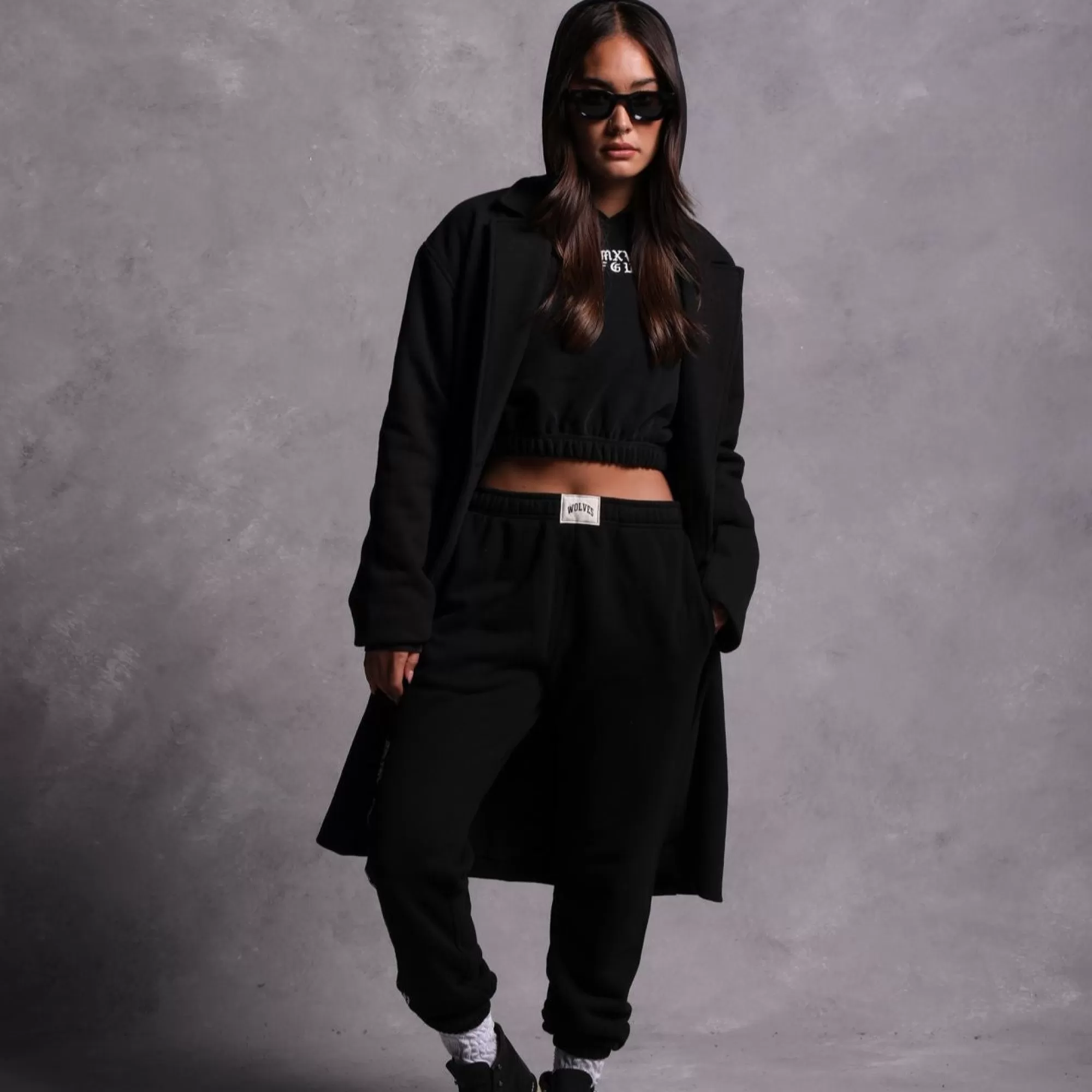 Cheap Iykyk Taker Trench In Black Women Tops