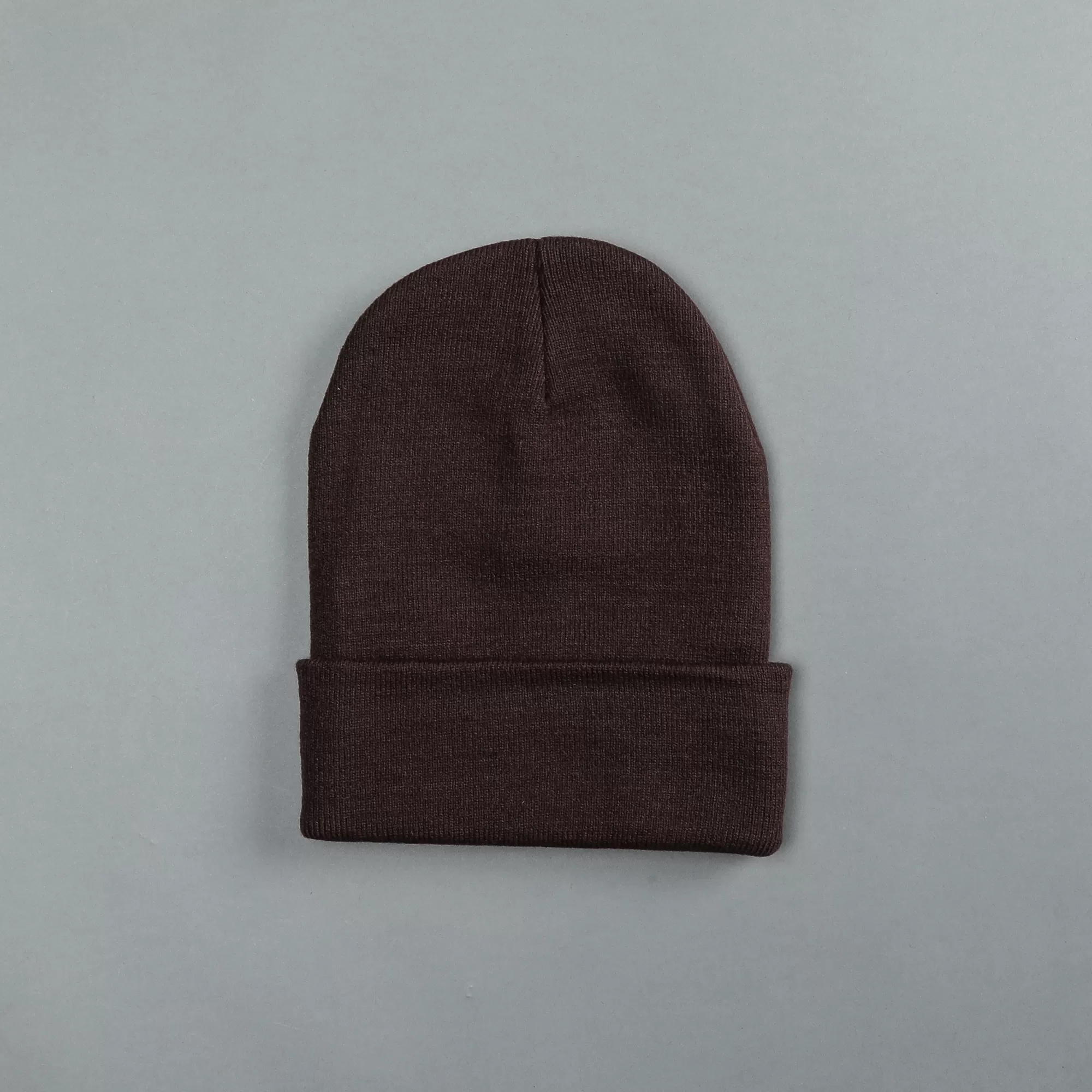 Outlet Iykyk Work Hard Patch Beanie In Norse Brown Headwear