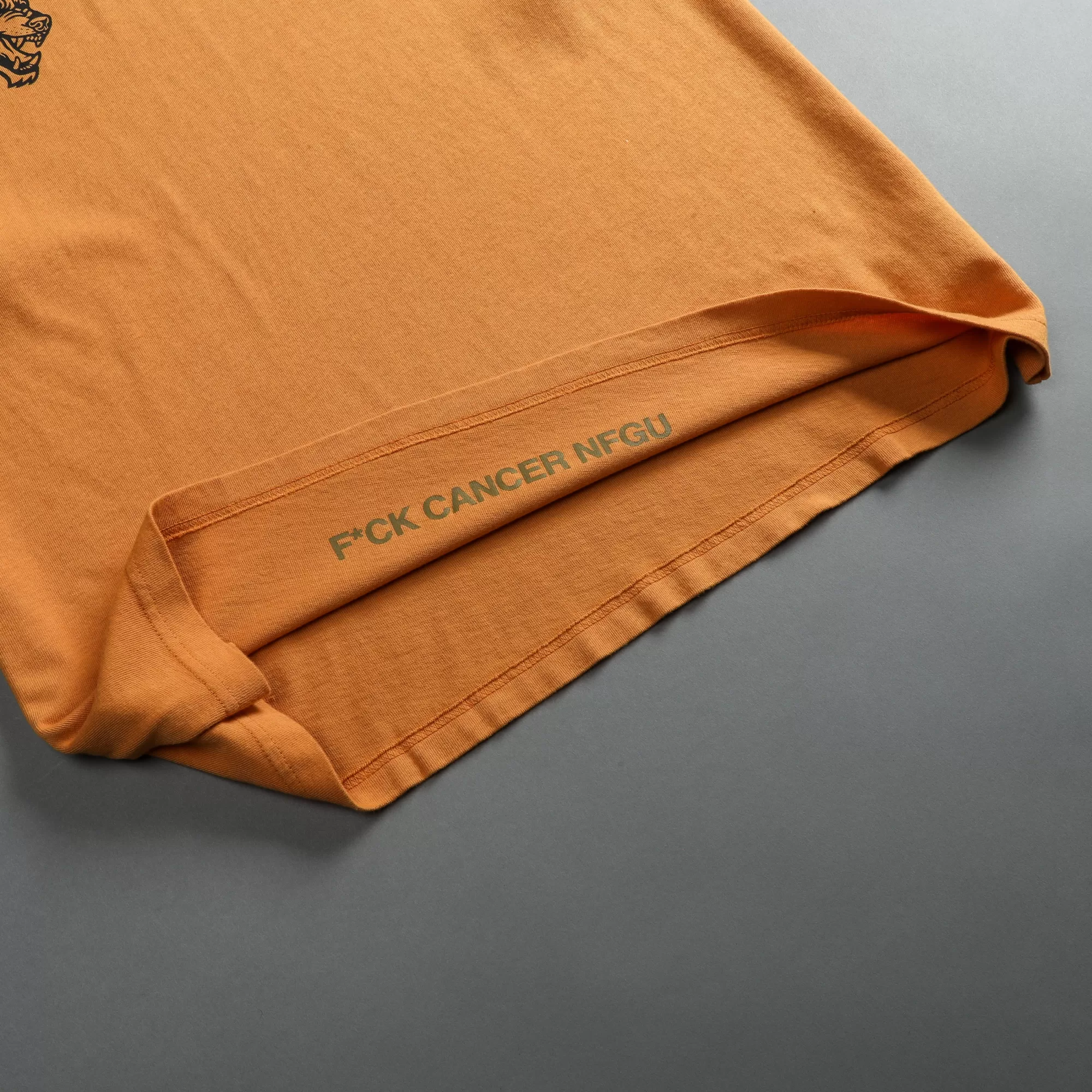 New Keep Fighting "Premium" Oversized Tee In Vintage Gold Men Premium/Oversized Tees