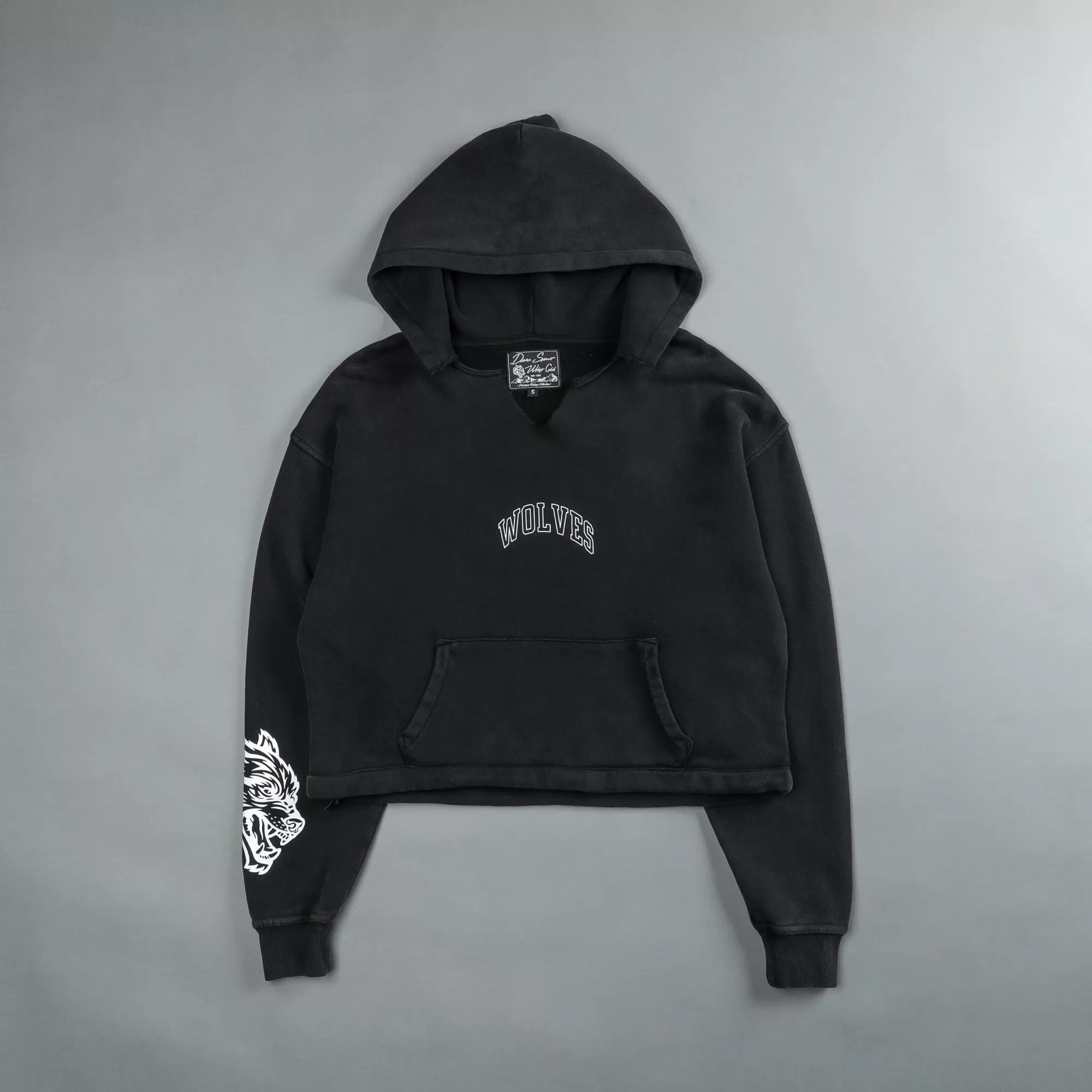 Flash Sale Loyalty "Vintage Dempsey" (Cropped) Hoodie In Black Women Tops