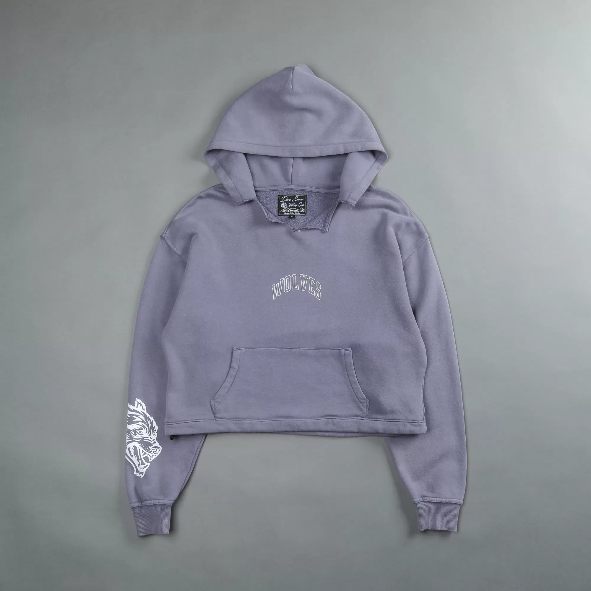 New Loyalty "Vintage Dempsey" (Cropped) Hoodie In Norse Purple Women Tops