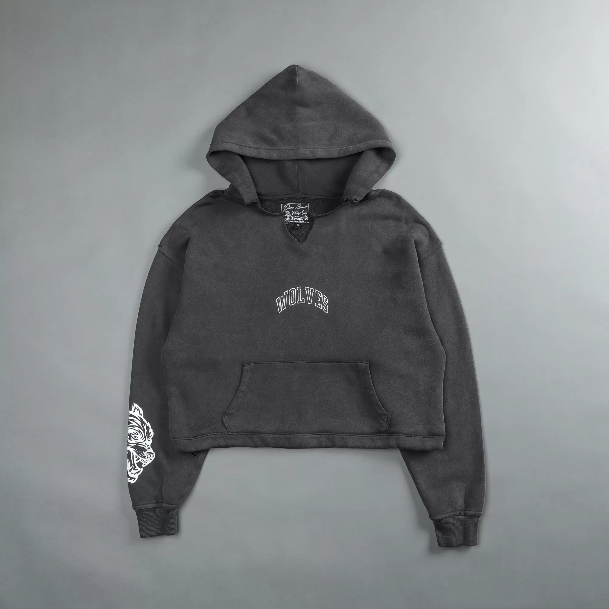 Cheap Loyalty "Vintage Dempsey" (Cropped) Hoodie In Wolf Gray Women Tops