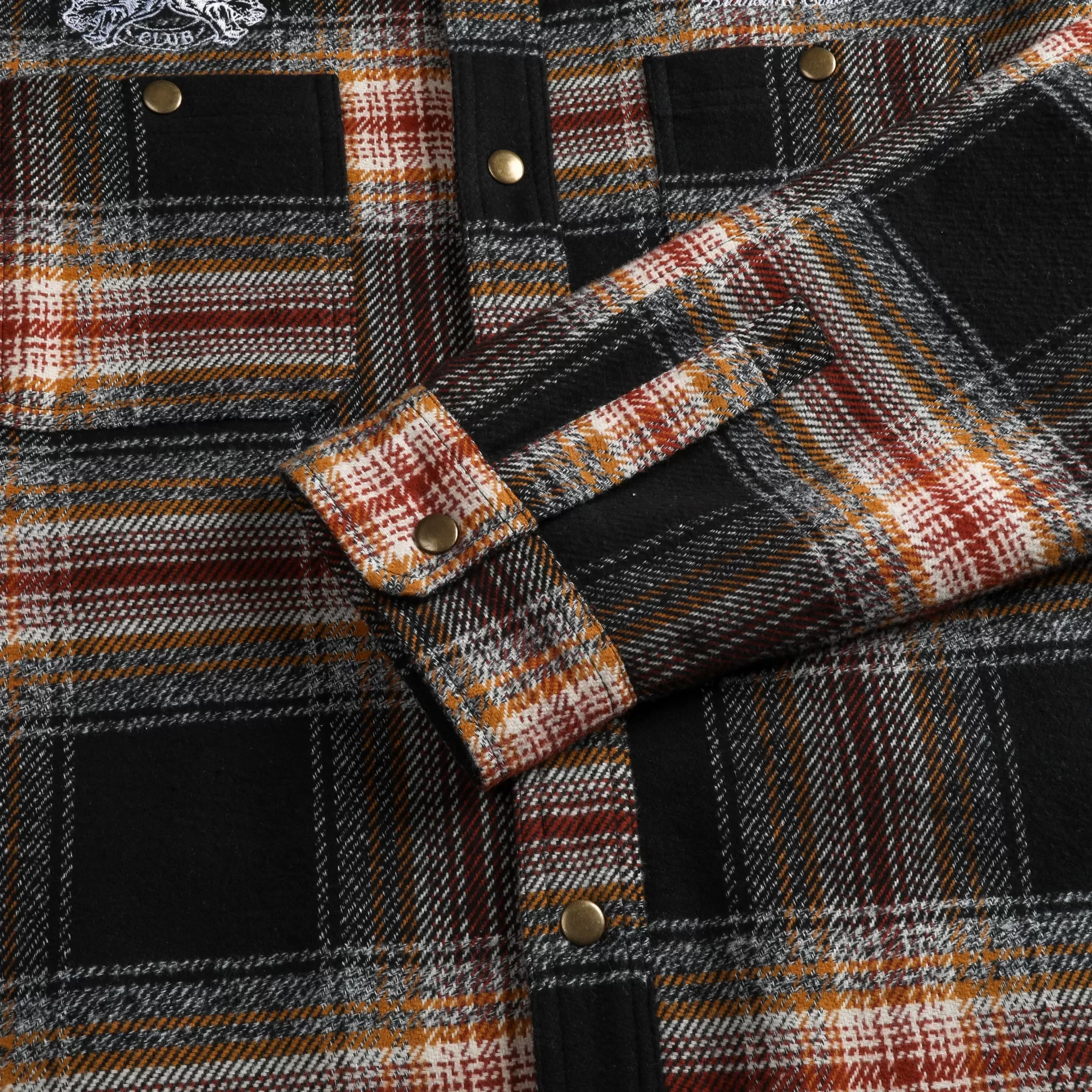 Flash Sale Marked Seattle Sherpa Lined Flannel In Bourbon Plaid Men Jackets/Outerwear