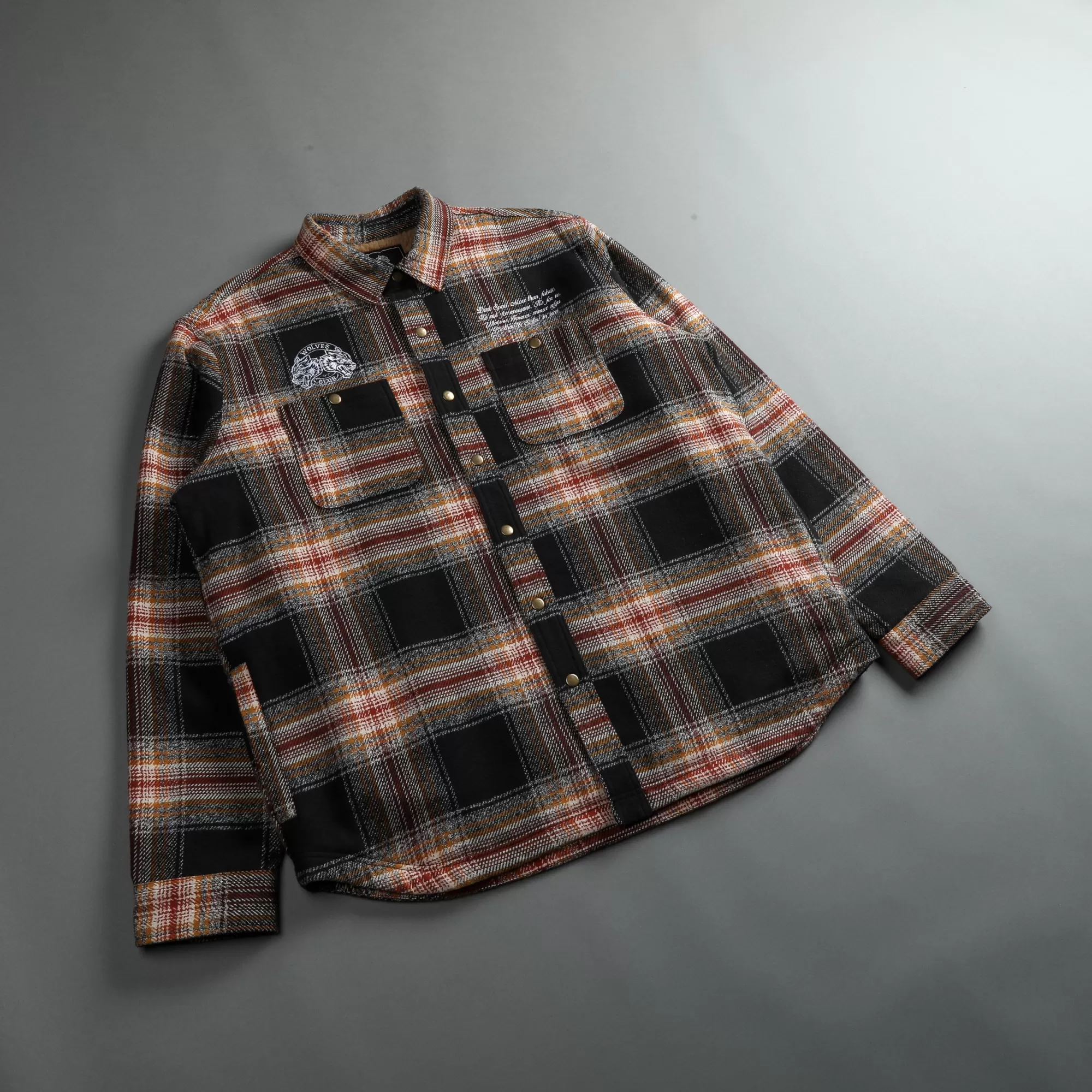 Flash Sale Marked Seattle Sherpa Lined Flannel In Bourbon Plaid Men Jackets/Outerwear
