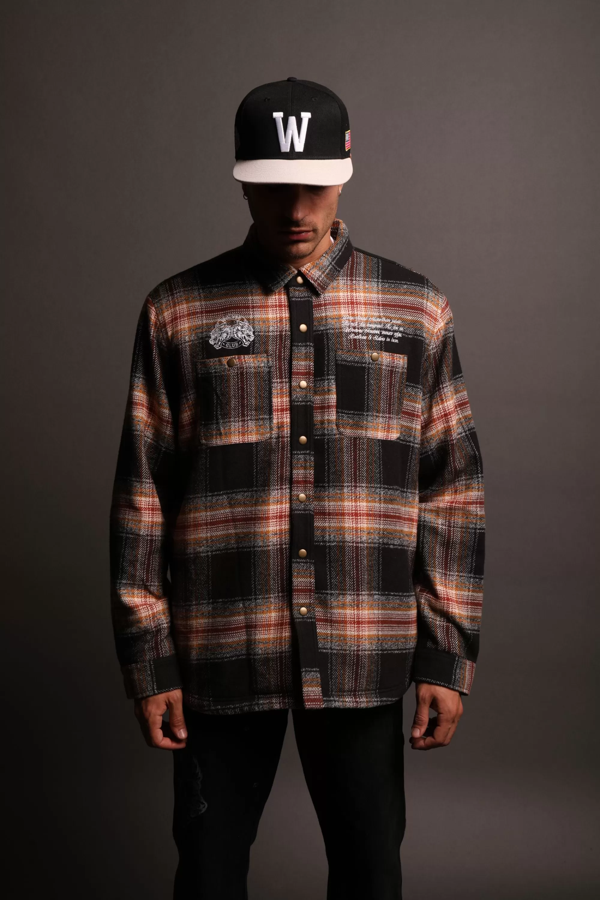Flash Sale Marked Seattle Sherpa Lined Flannel In Bourbon Plaid Men Jackets/Outerwear