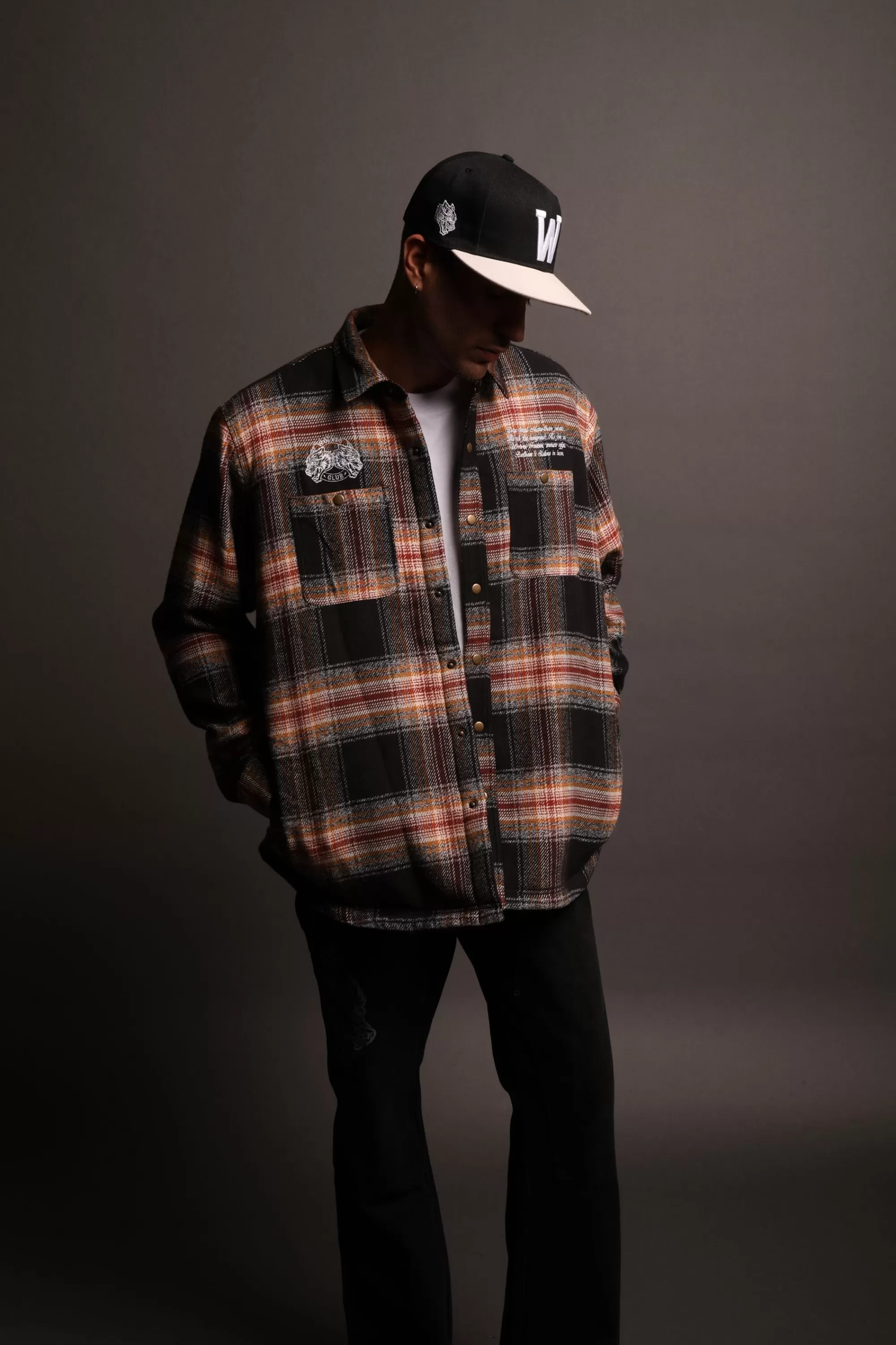 Flash Sale Marked Seattle Sherpa Lined Flannel In Bourbon Plaid Men Jackets/Outerwear