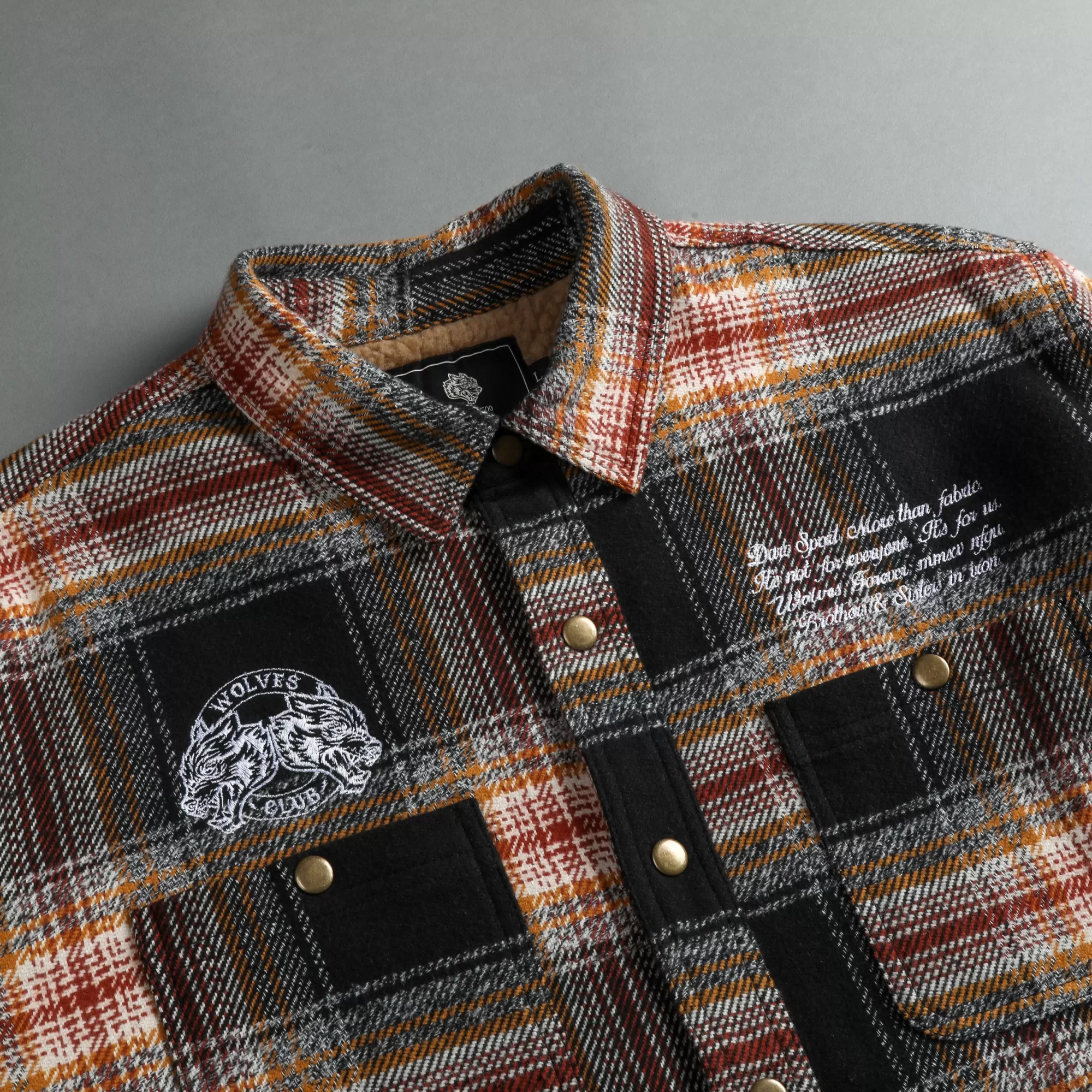 Flash Sale Marked Seattle Sherpa Lined Flannel In Bourbon Plaid Men Jackets/Outerwear