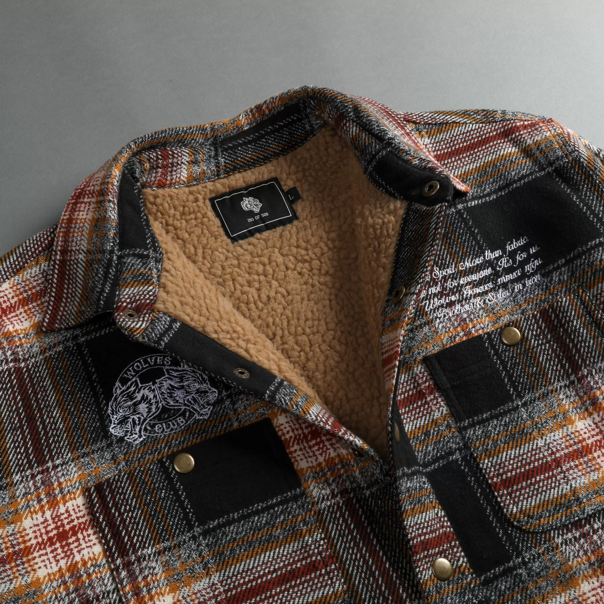 Flash Sale Marked Seattle Sherpa Lined Flannel In Bourbon Plaid Men Jackets/Outerwear