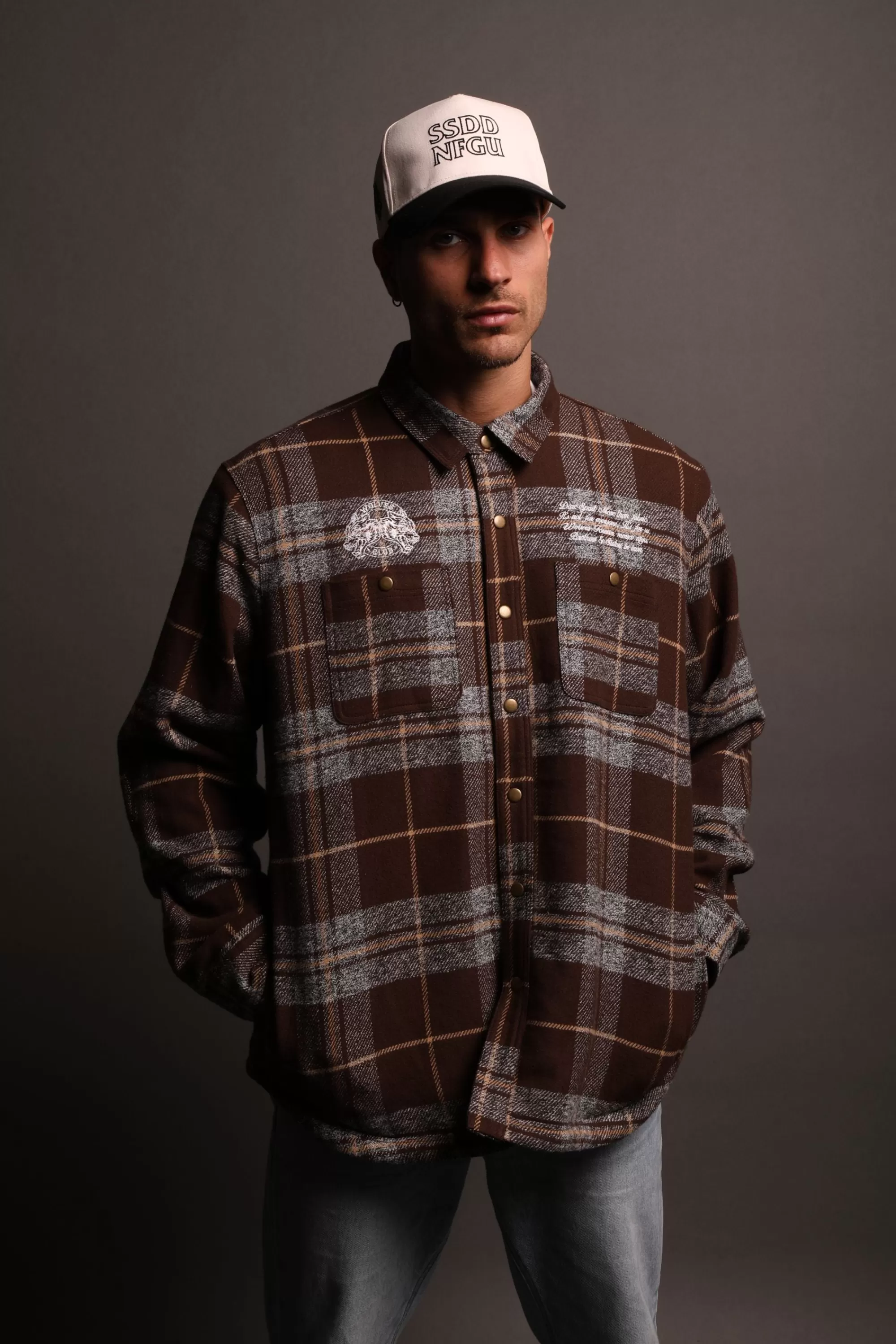 Fashion Marked Seattle Sherpa Lined Flannel In Frontier Plaid Men Jackets/Outerwear