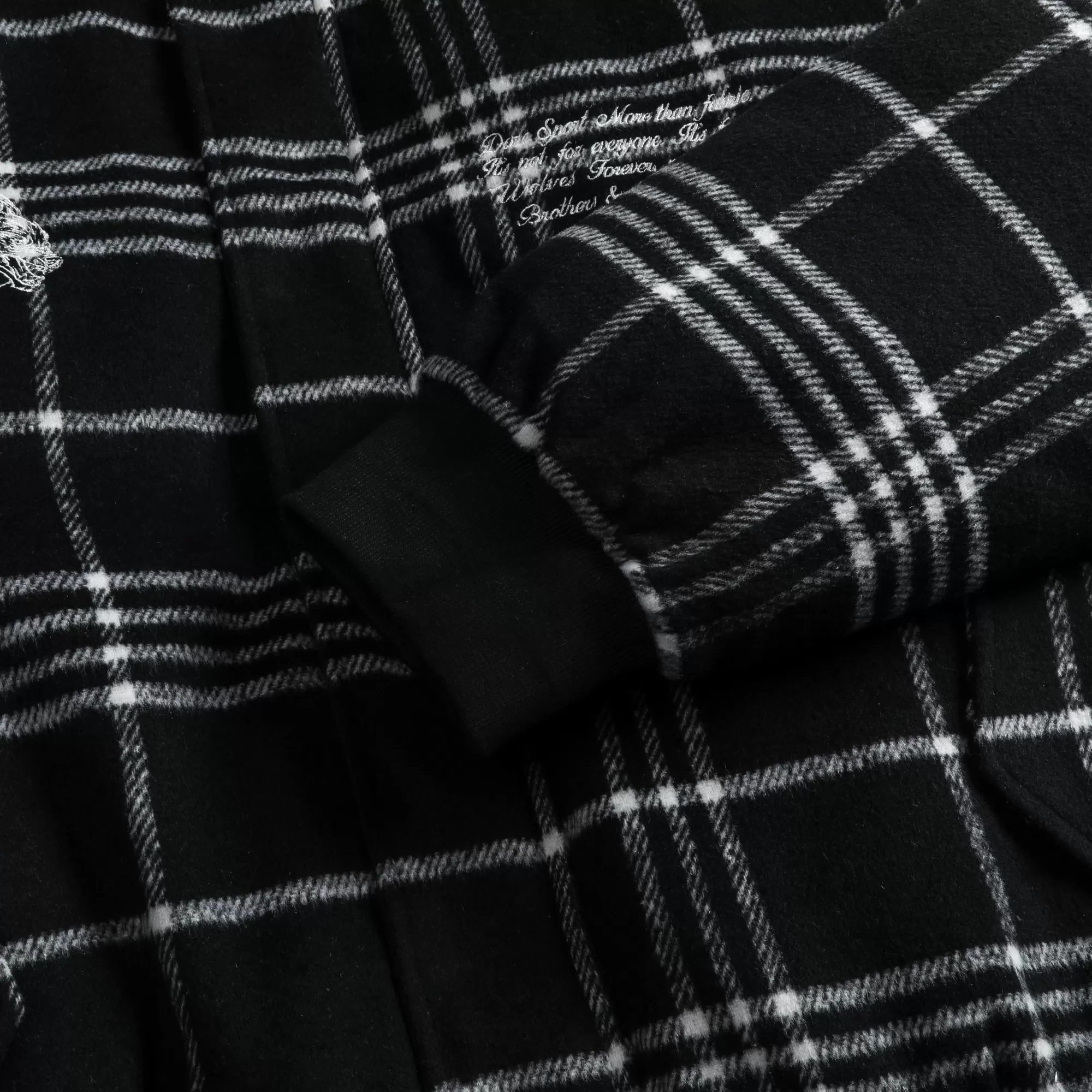 Cheap Marked Vicious Plaid Bomber Jacket In Black Plaid Men Jackets/Outerwear