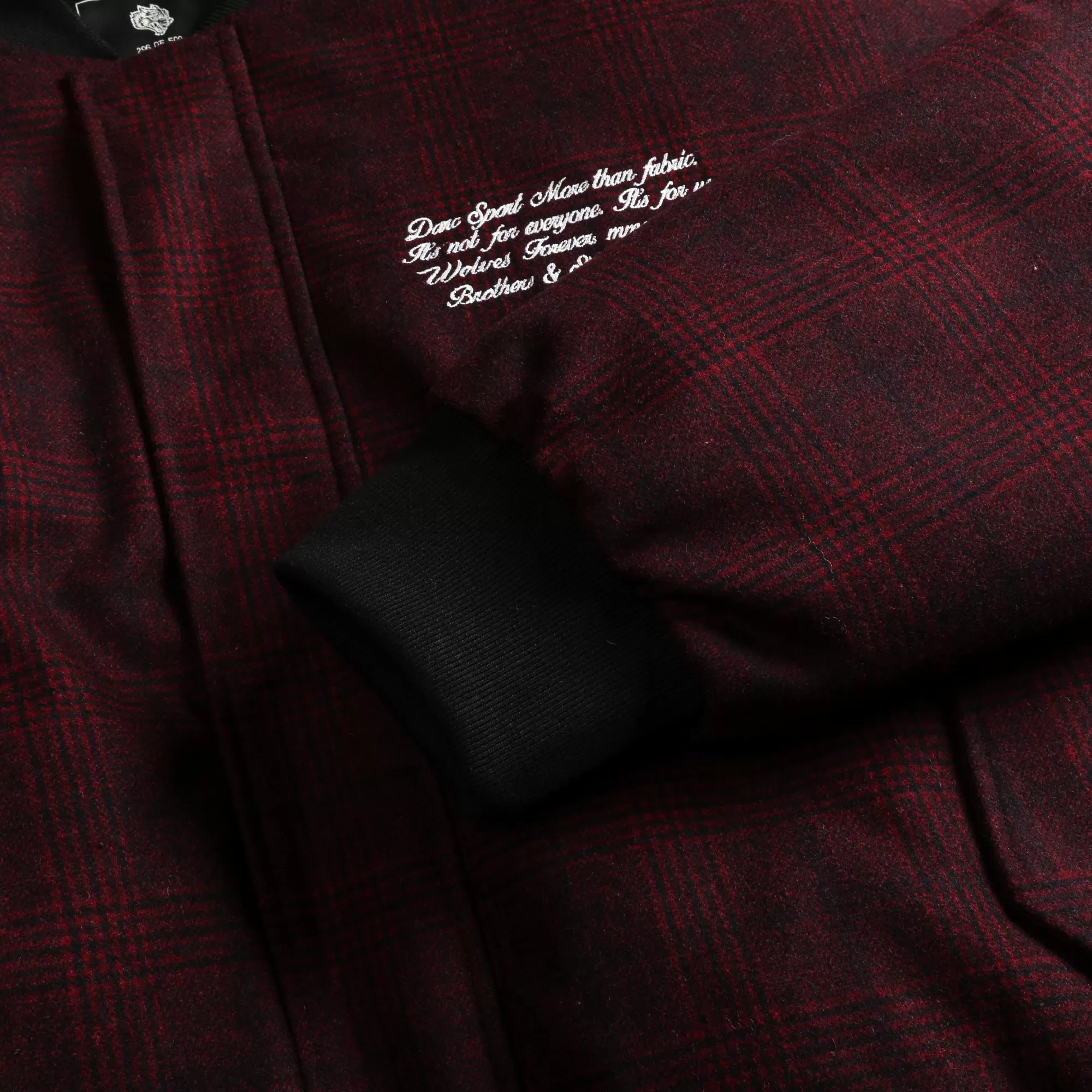 Online Marked Vicious Plaid Bomber Jacket In Red Plaid Men Jackets/Outerwear